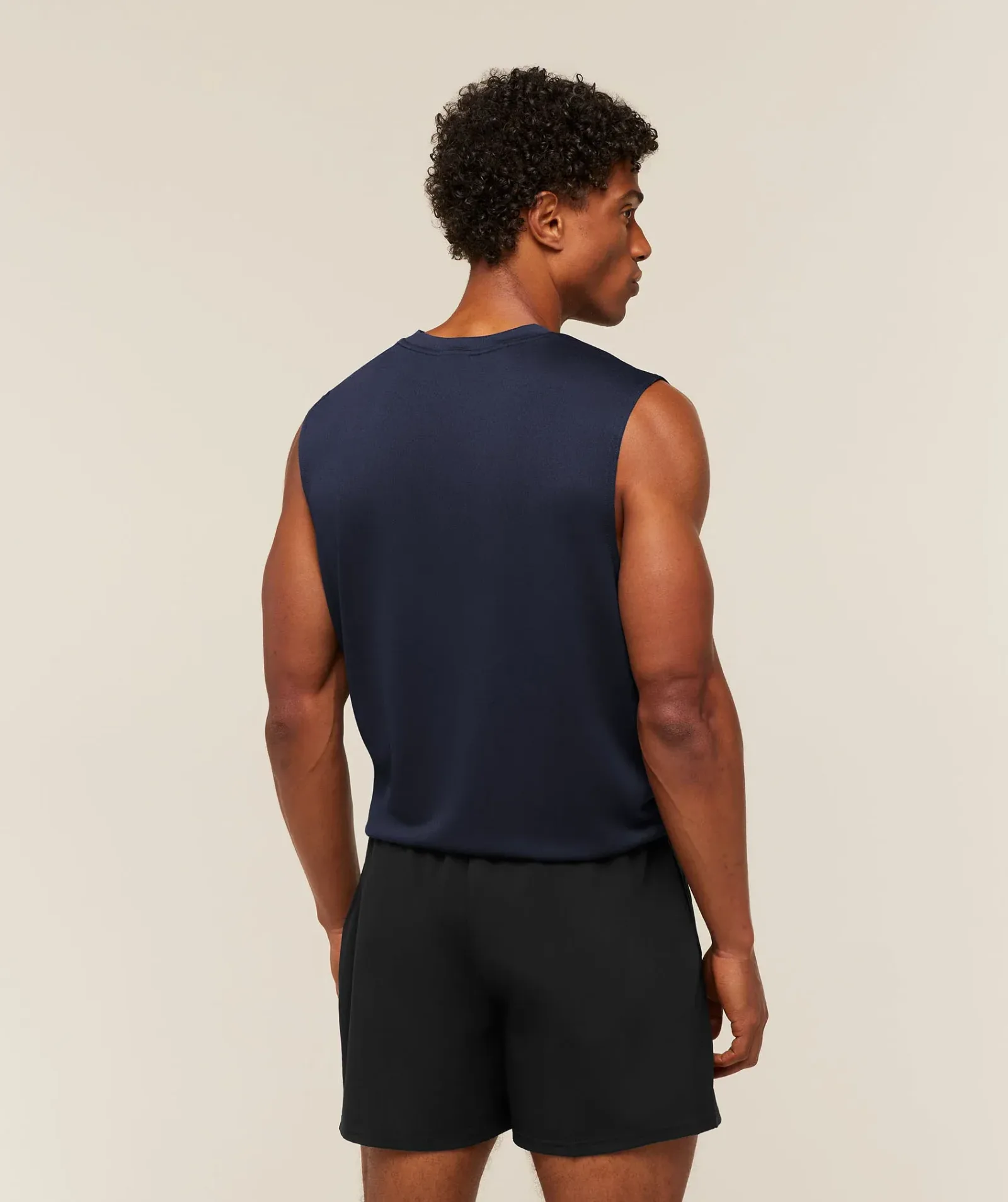Gymshark Oversized Performance Tank – Heavy Blue