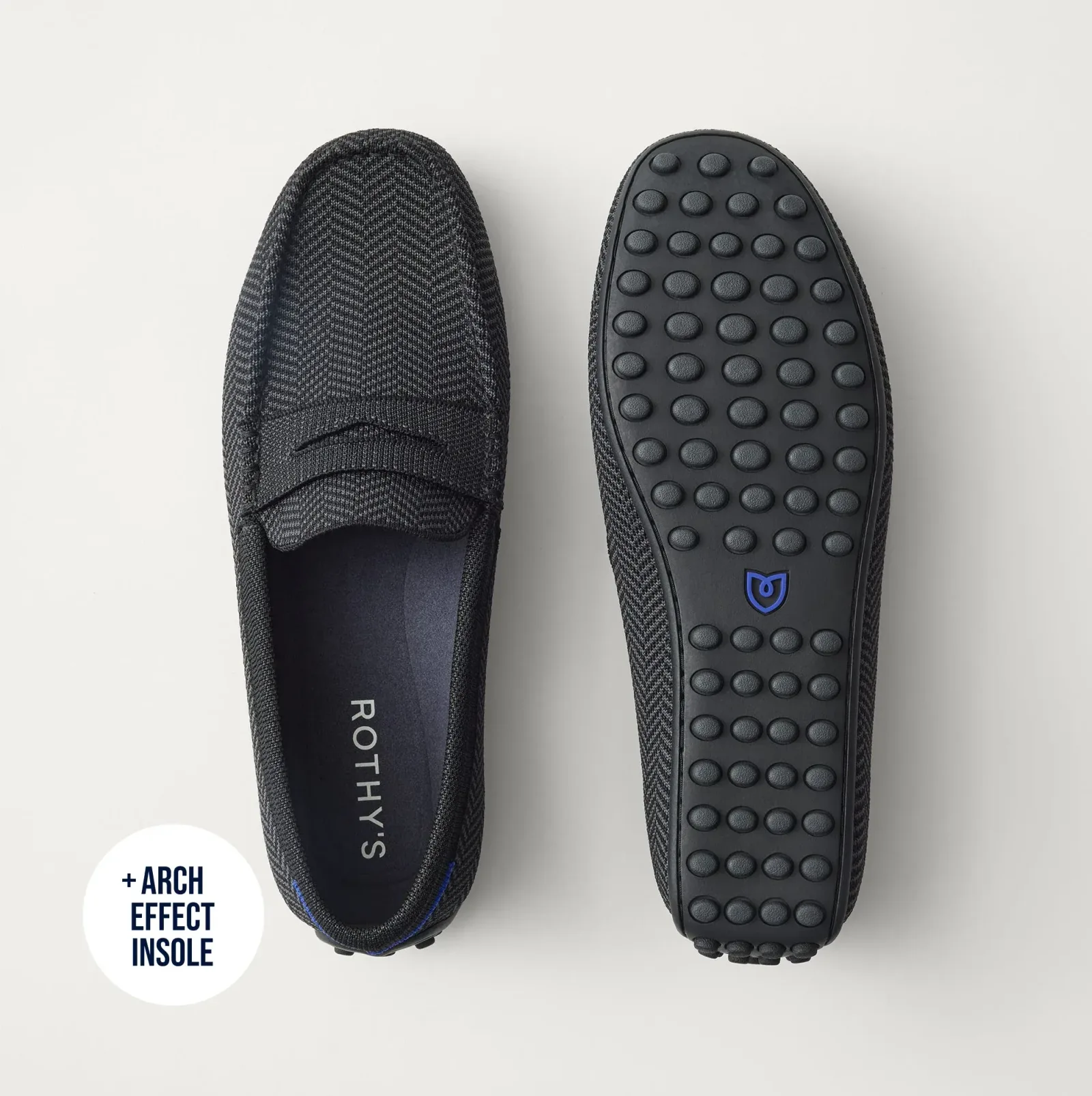 The Men's Driver – Carbon Herringbone