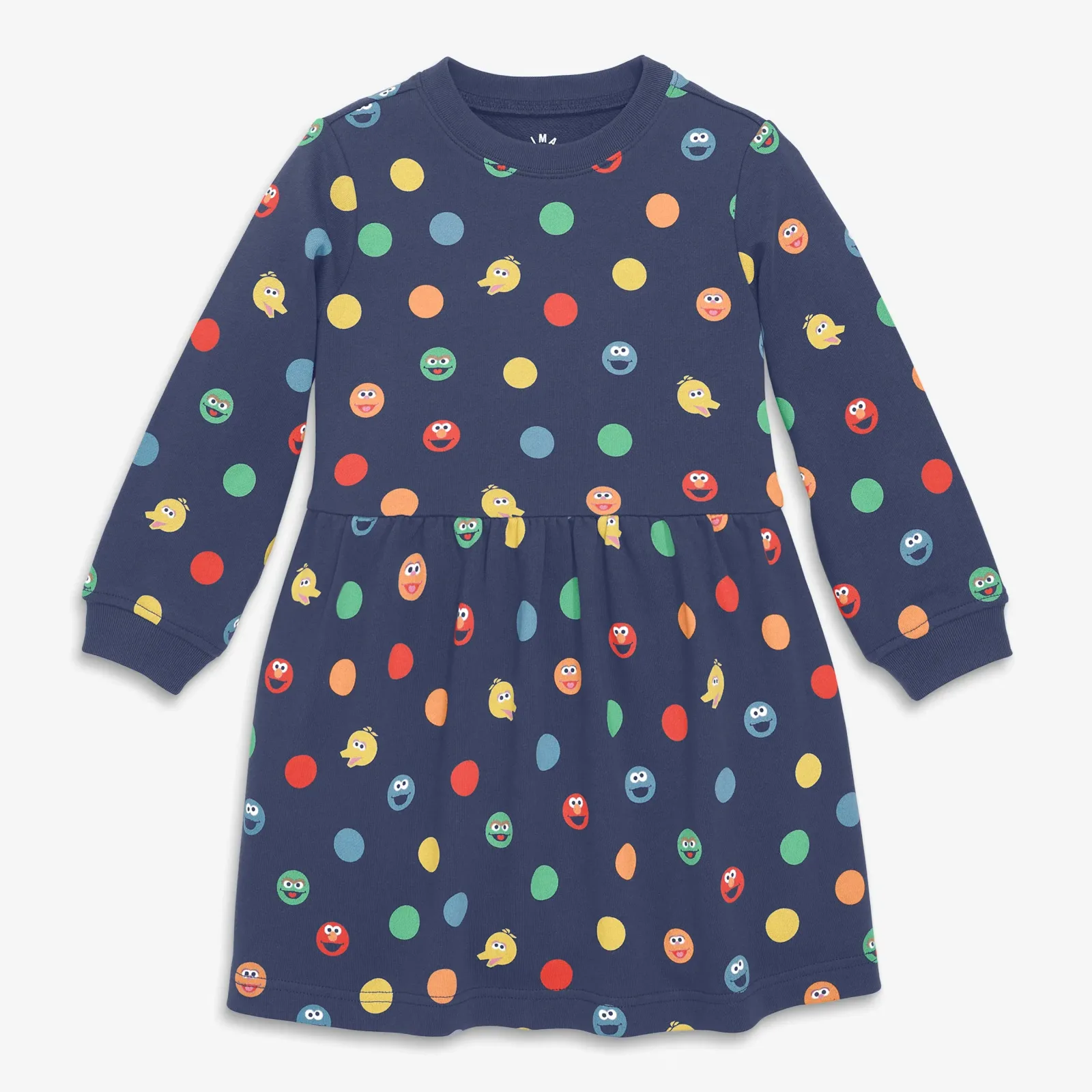 Kids Sesame Street friends sweatshirt dress