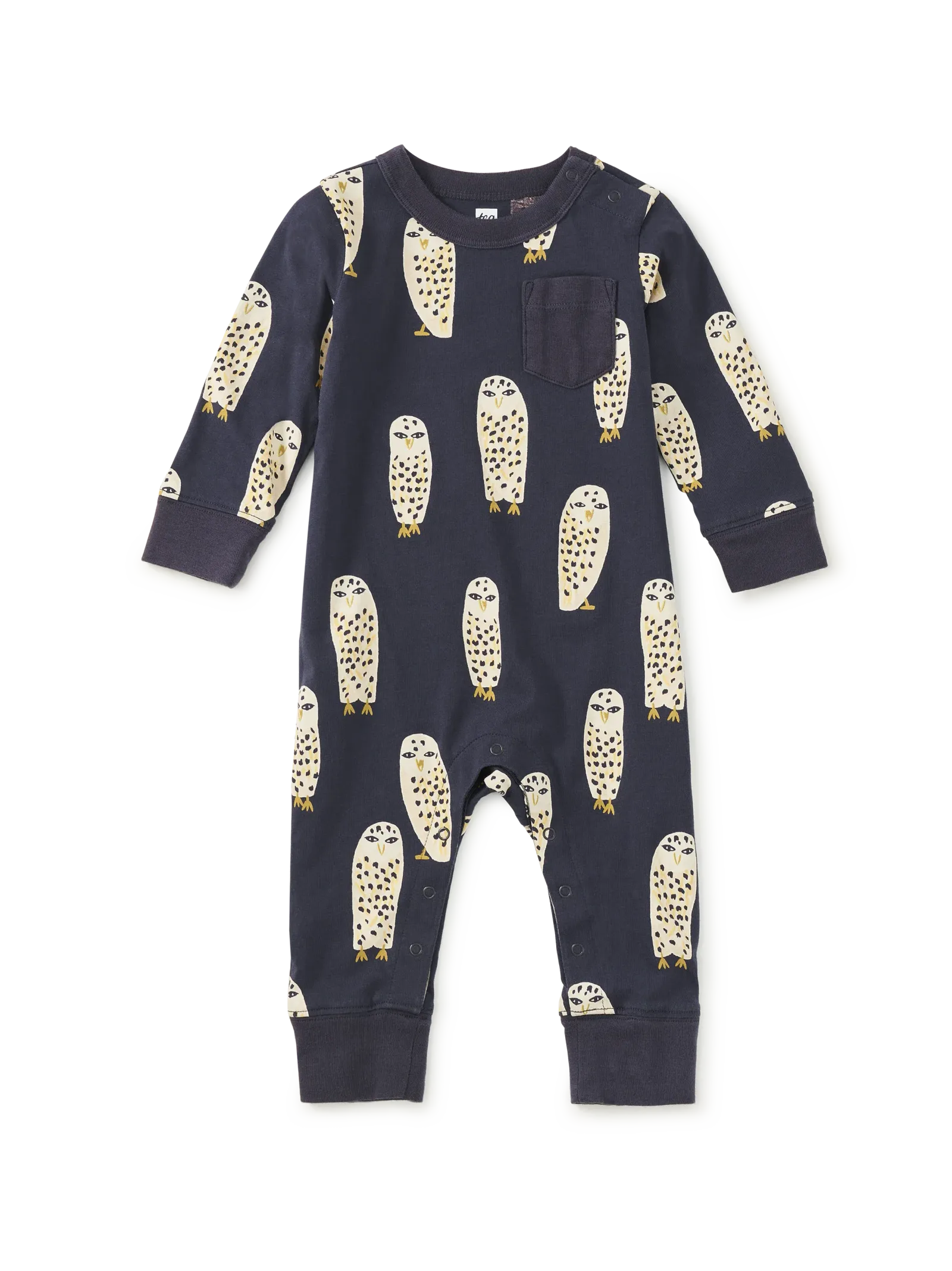 Long Sleeve Pocket Baby Romper