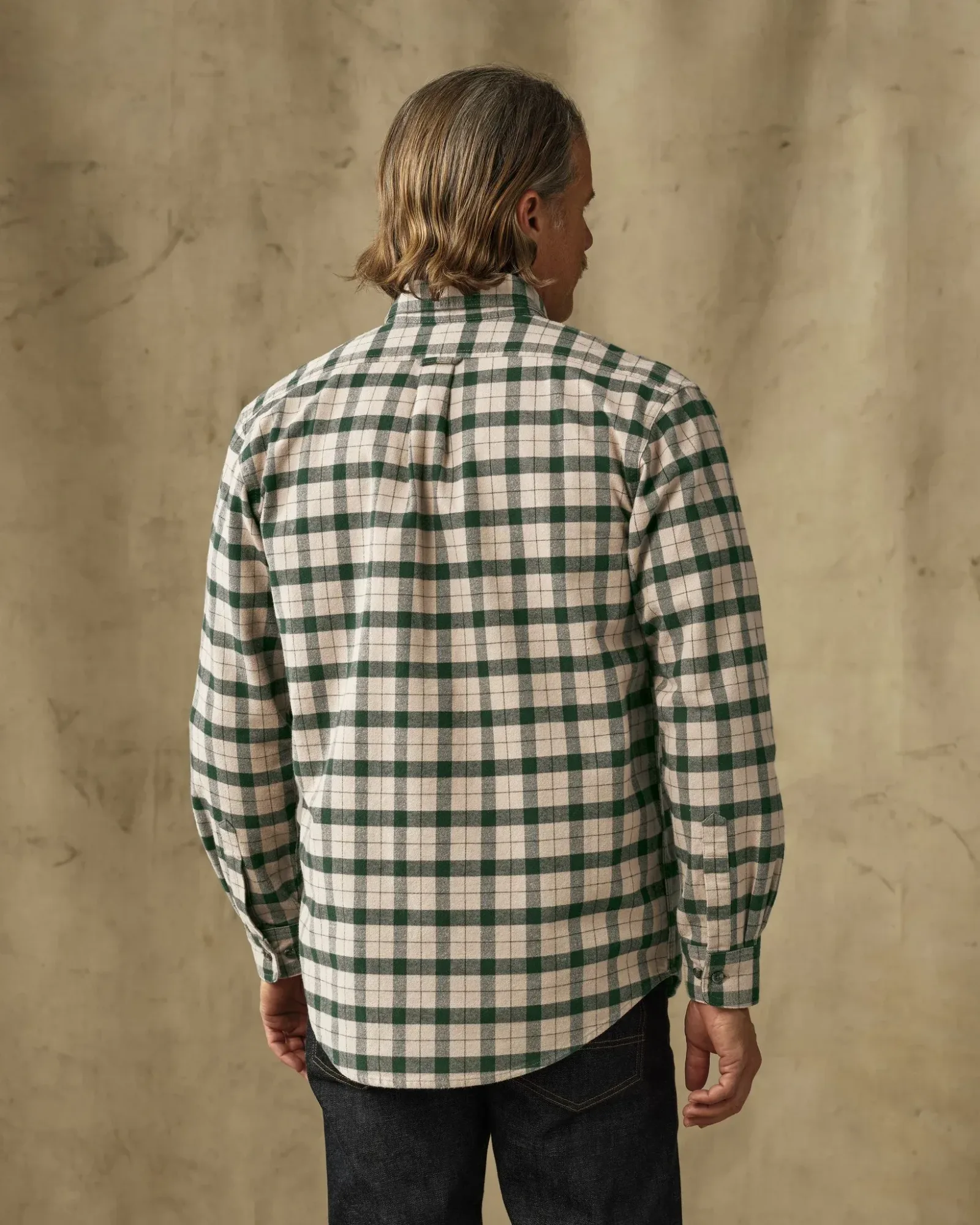 Alaskan Guide Shirt – Oatmeal / Pine Plaid