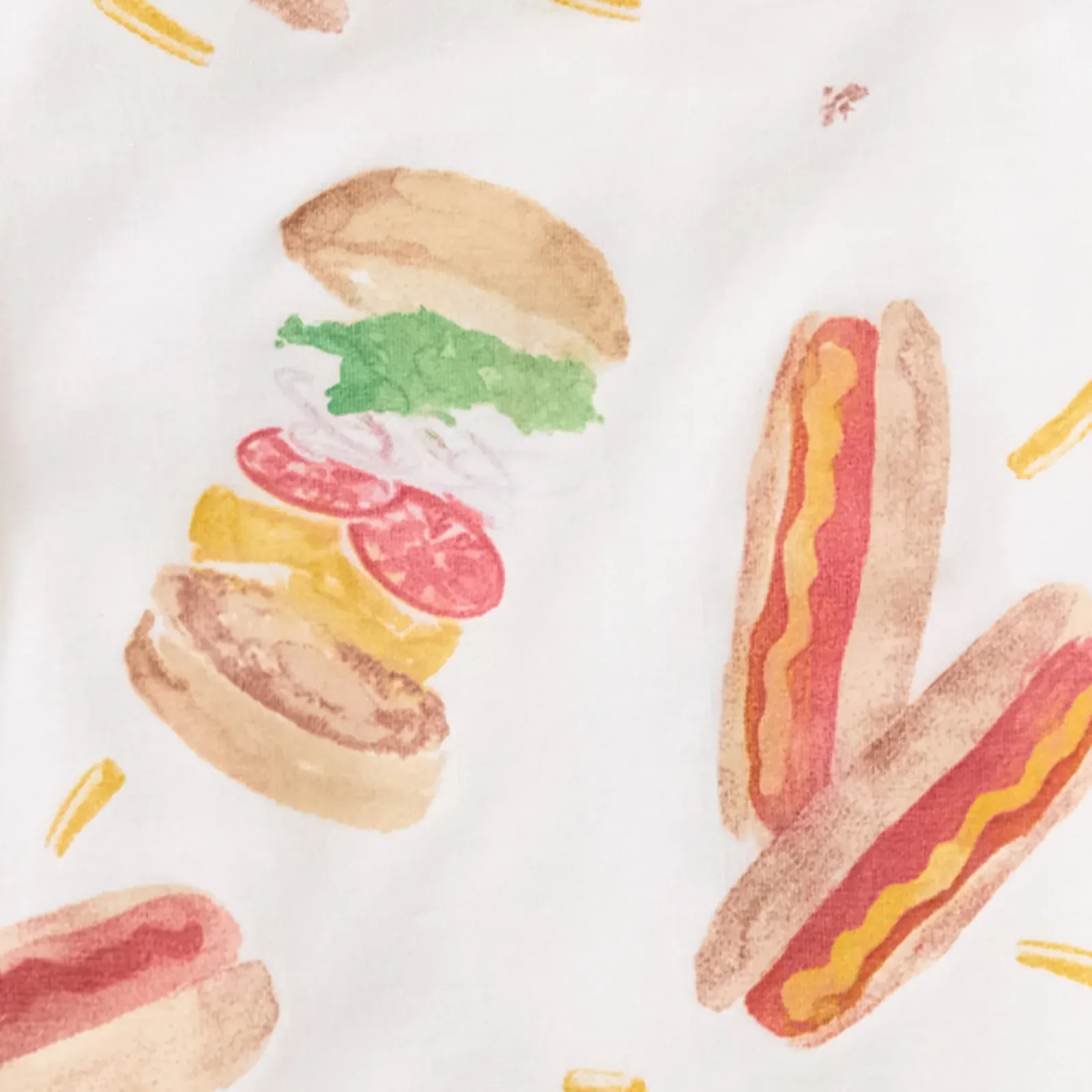 Hot Dogs & Hamburgers Honeysoft™ Lyocell Footless Baby Sleeper