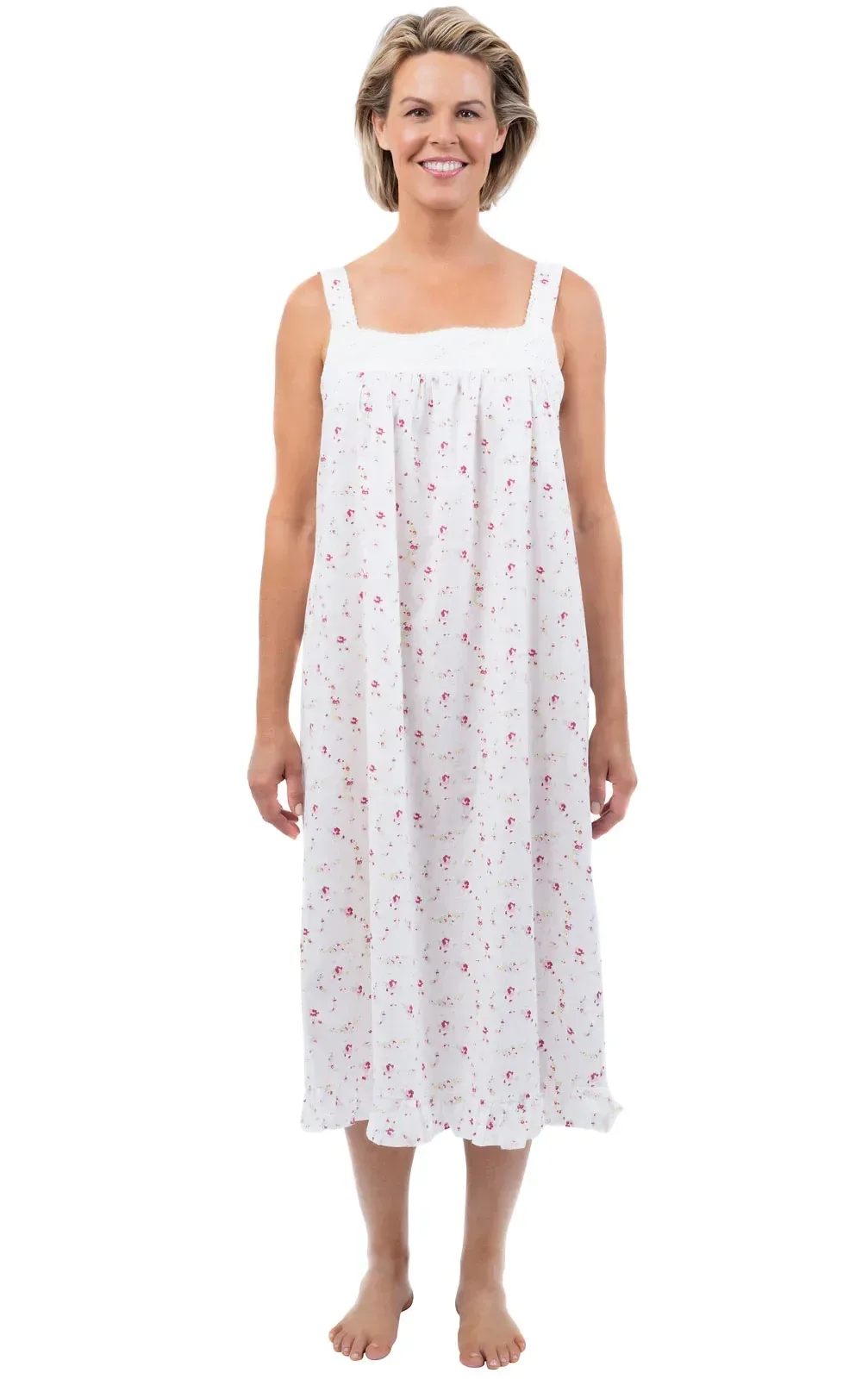 The 1 For u – Adeline Sleeveless Cotton Nightgown