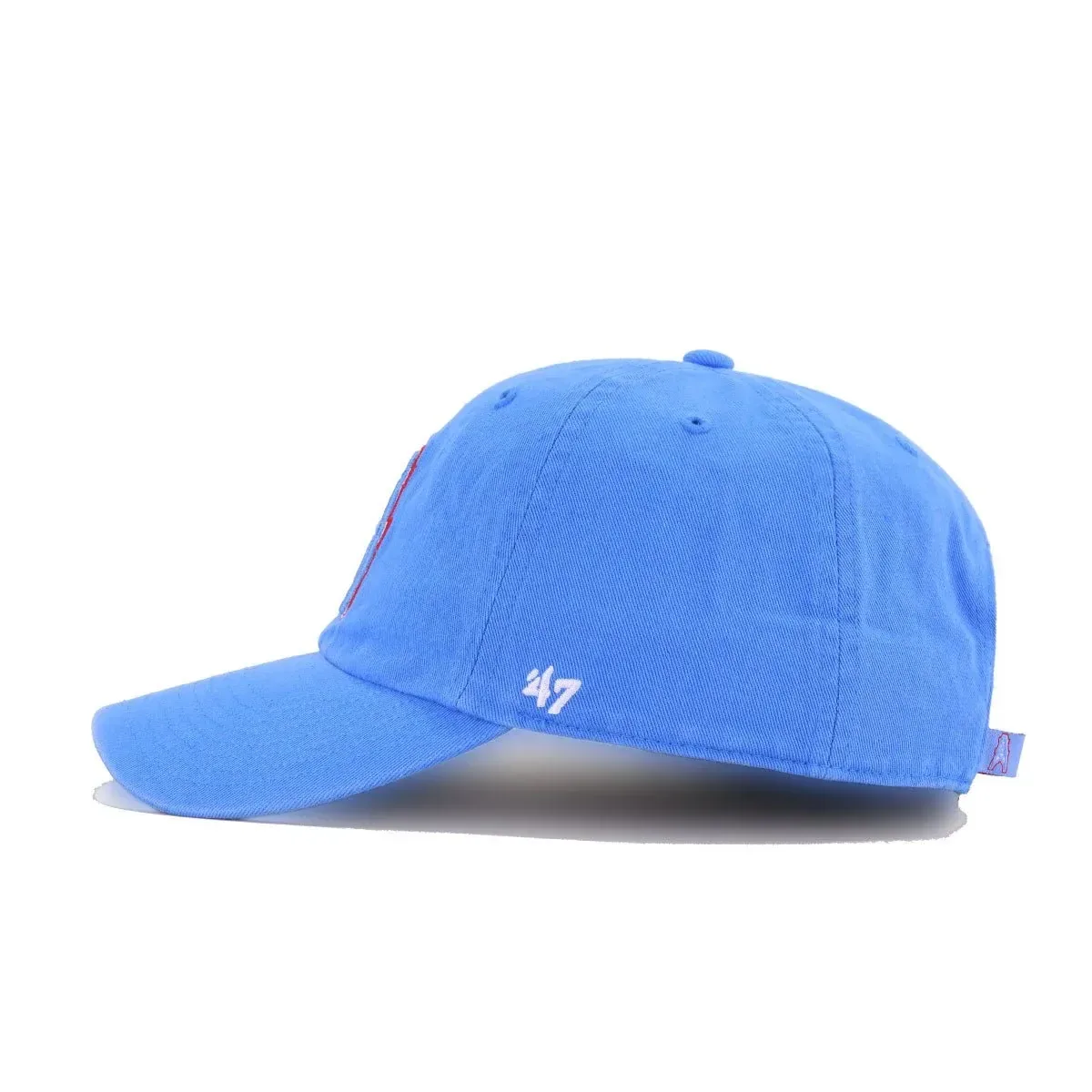 Houston Oilers Periwinkle 47 Brand Clean Up Dad Hat