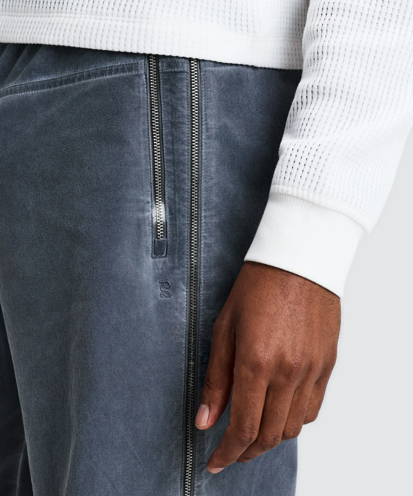 Unisex TerraStretch™ Relaxed Side Zip Pant – Black