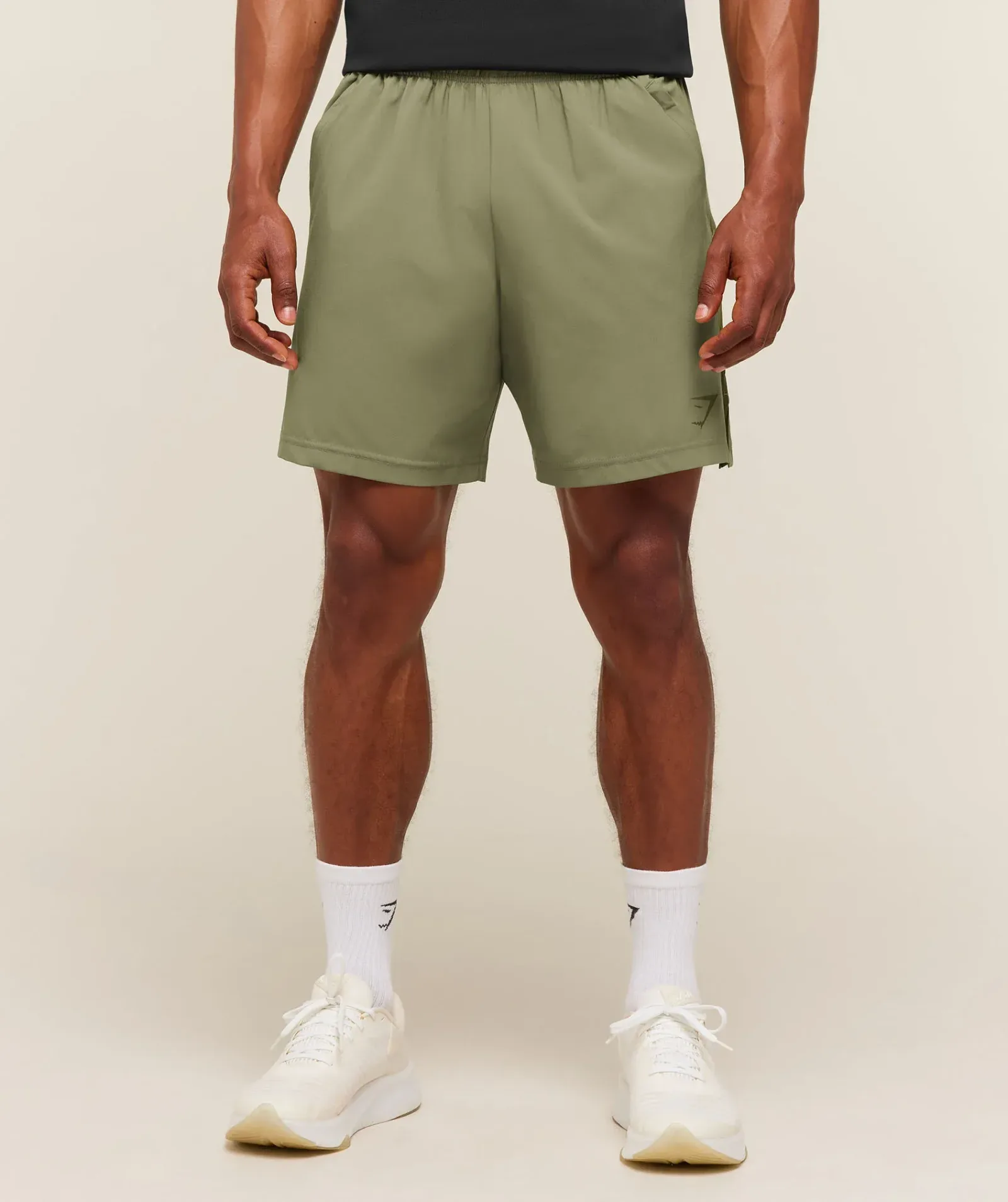 Gymshark Sport 7" Shorts – Grounded Green/Canvas Green