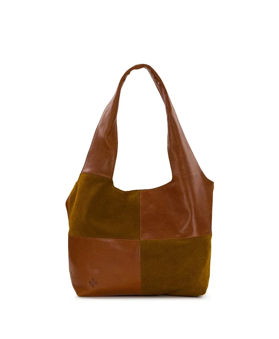 Toni Tote – Suede and Rugged – Cognac