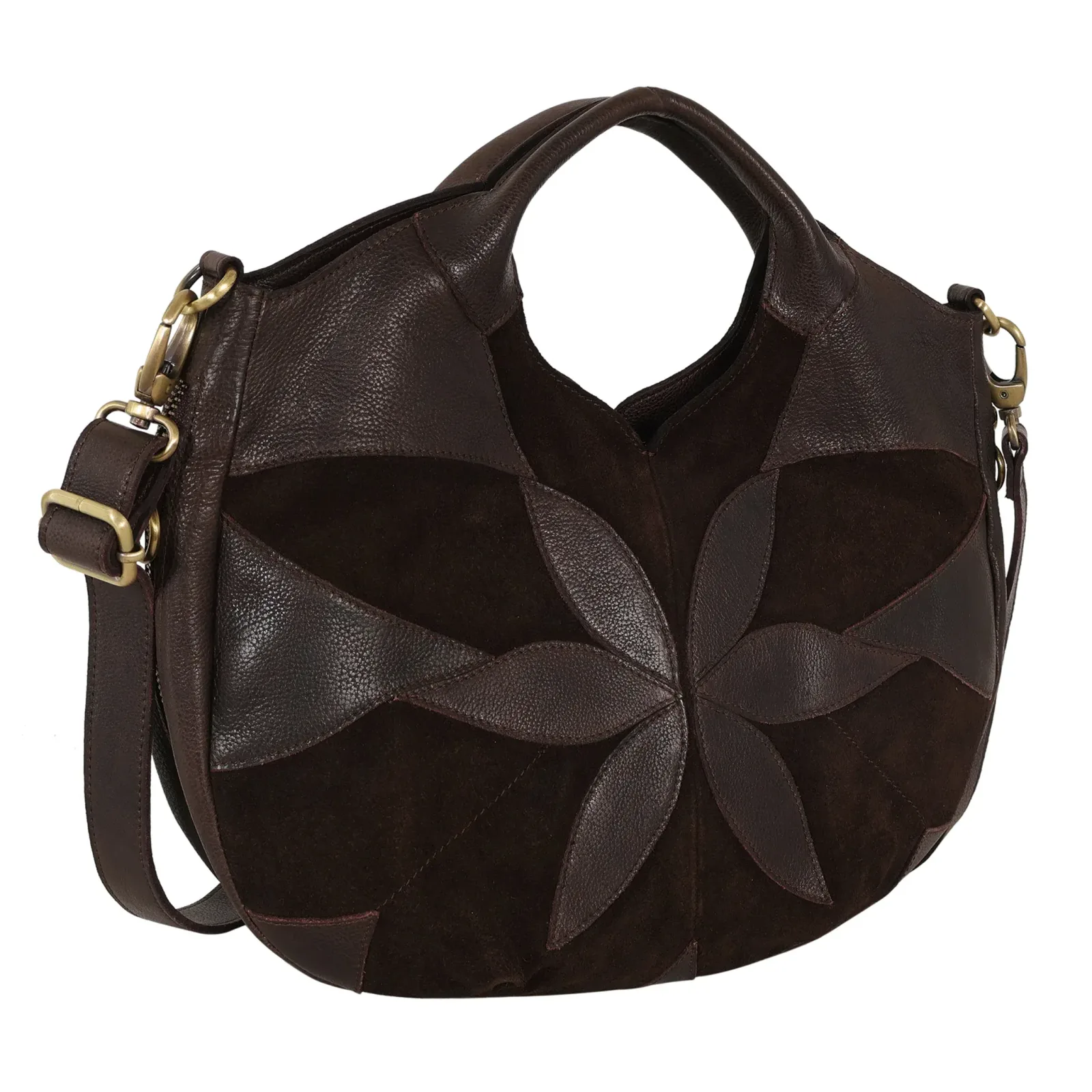 Darby Suede Leather Crossbody Bag