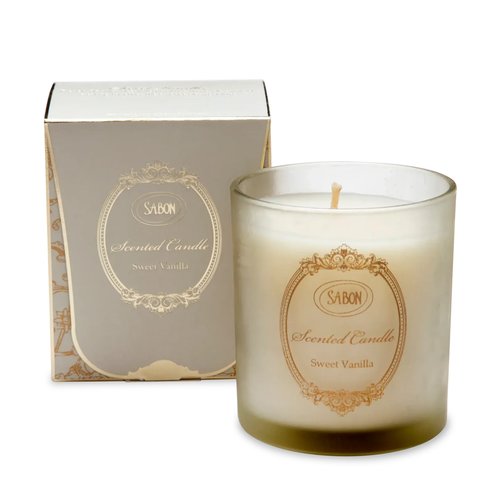 Glass Candle Sweet Vanilla