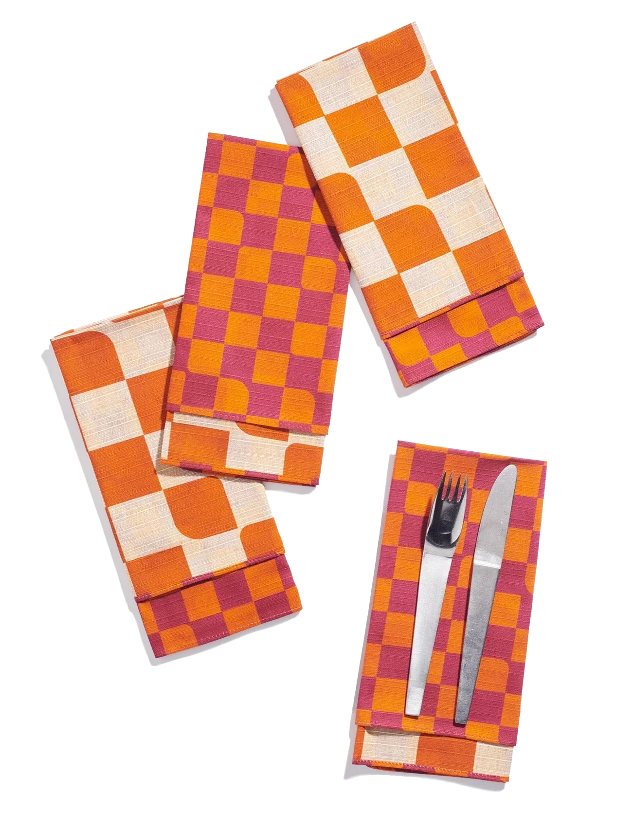 Dinner Napkins Double Sided Checker – High Season