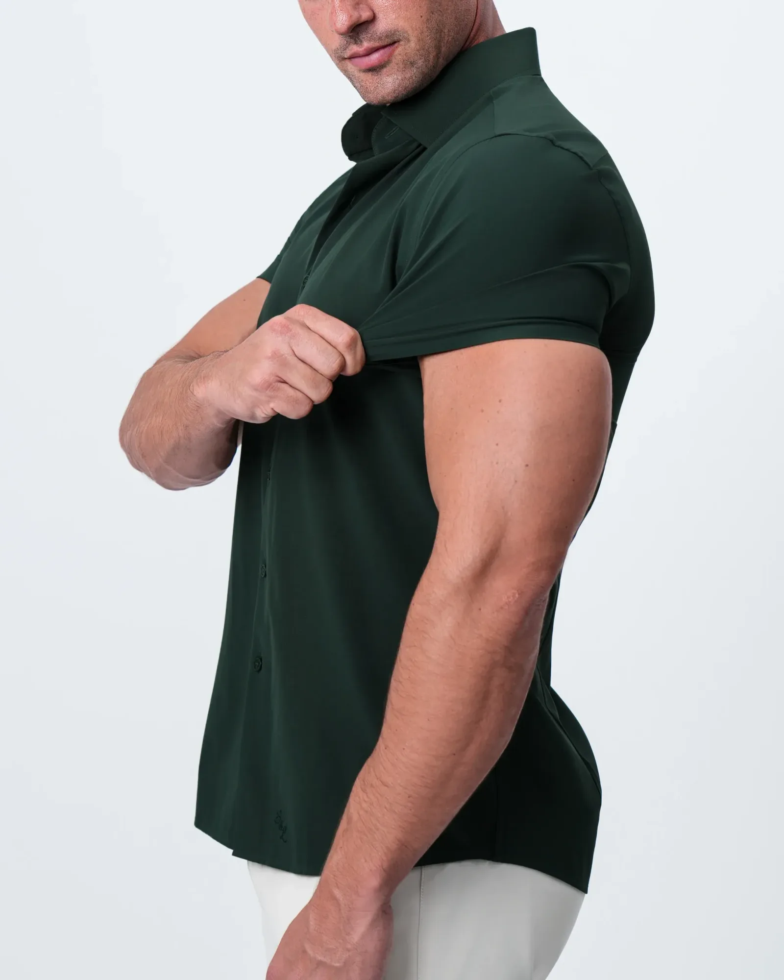 ''The Gino'' – Solid Dark Olive Green