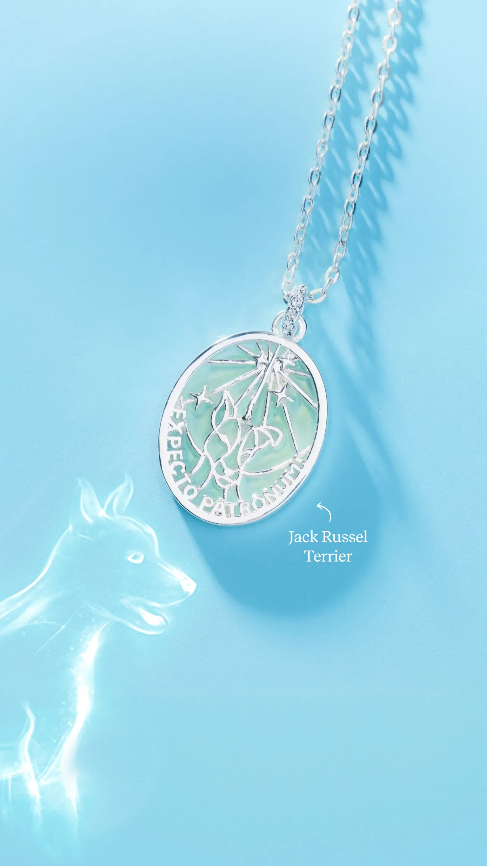 Harry Potter™ Ron Jack Russell Terrier Patronus Pendant Necklace