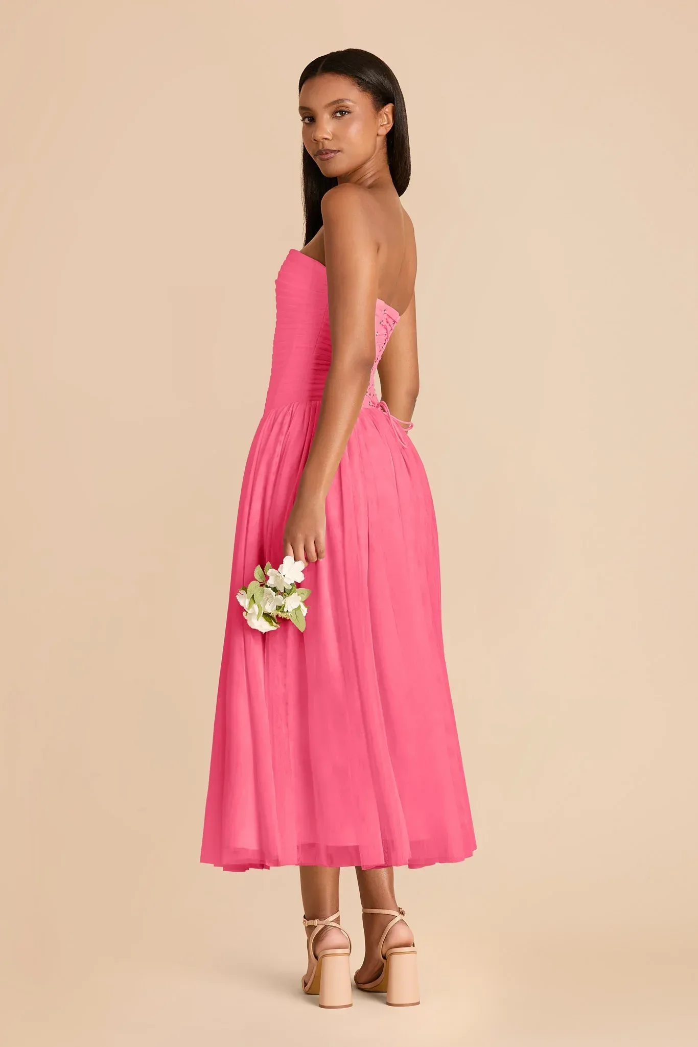 Adeline Tulle Dress – Bon Bon Pink