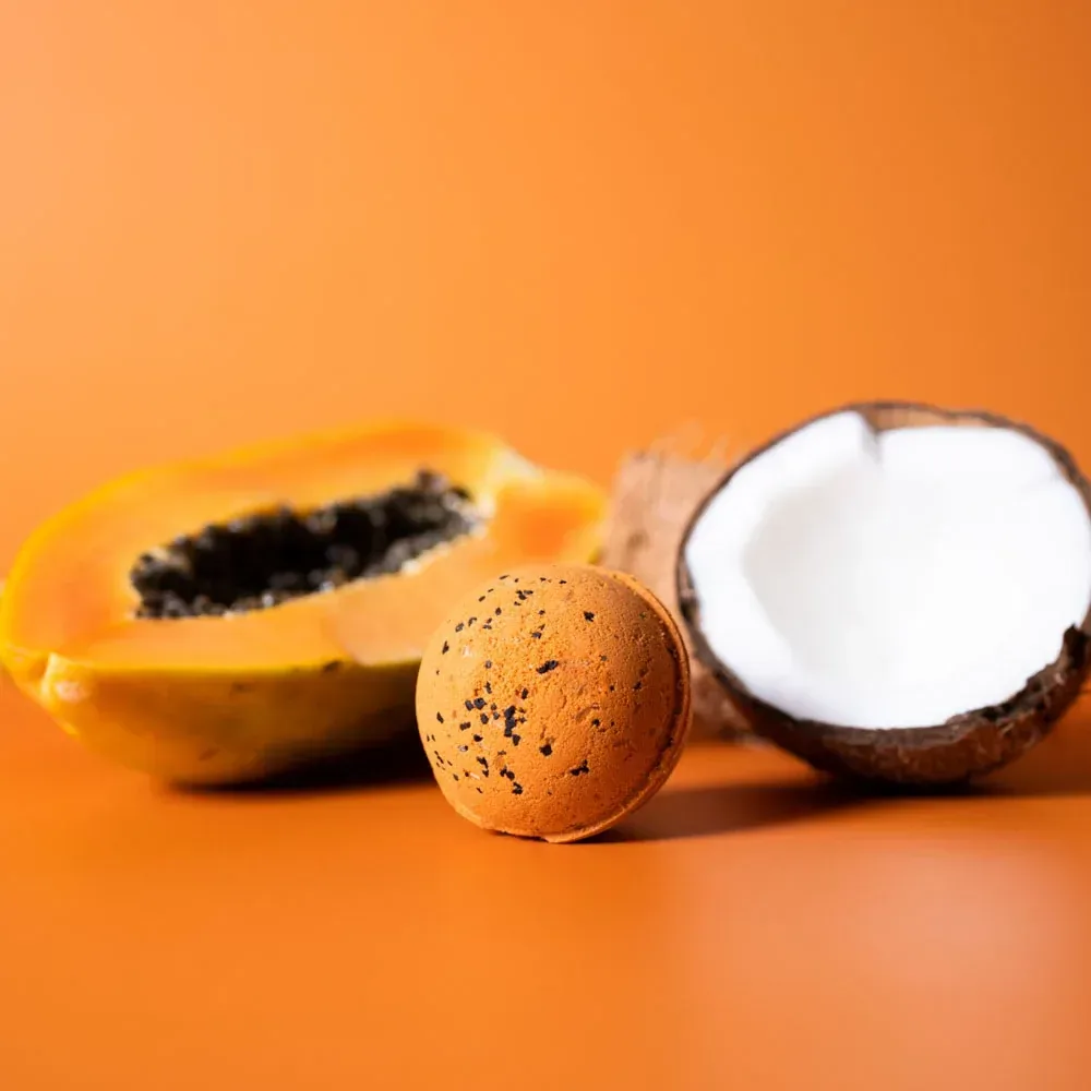 Coconut Papaya Bath Bomb