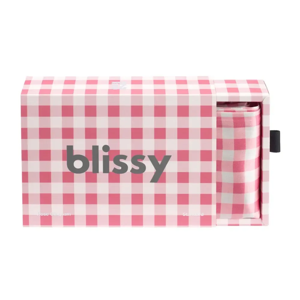 Pillowcase – Rose Gingham – Queen