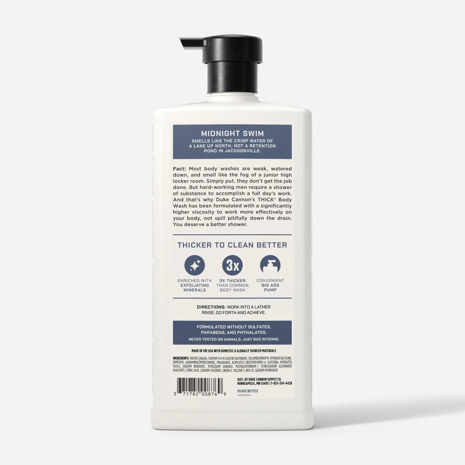 THICK® Body Wash – Midnight Swim – 30 oz.