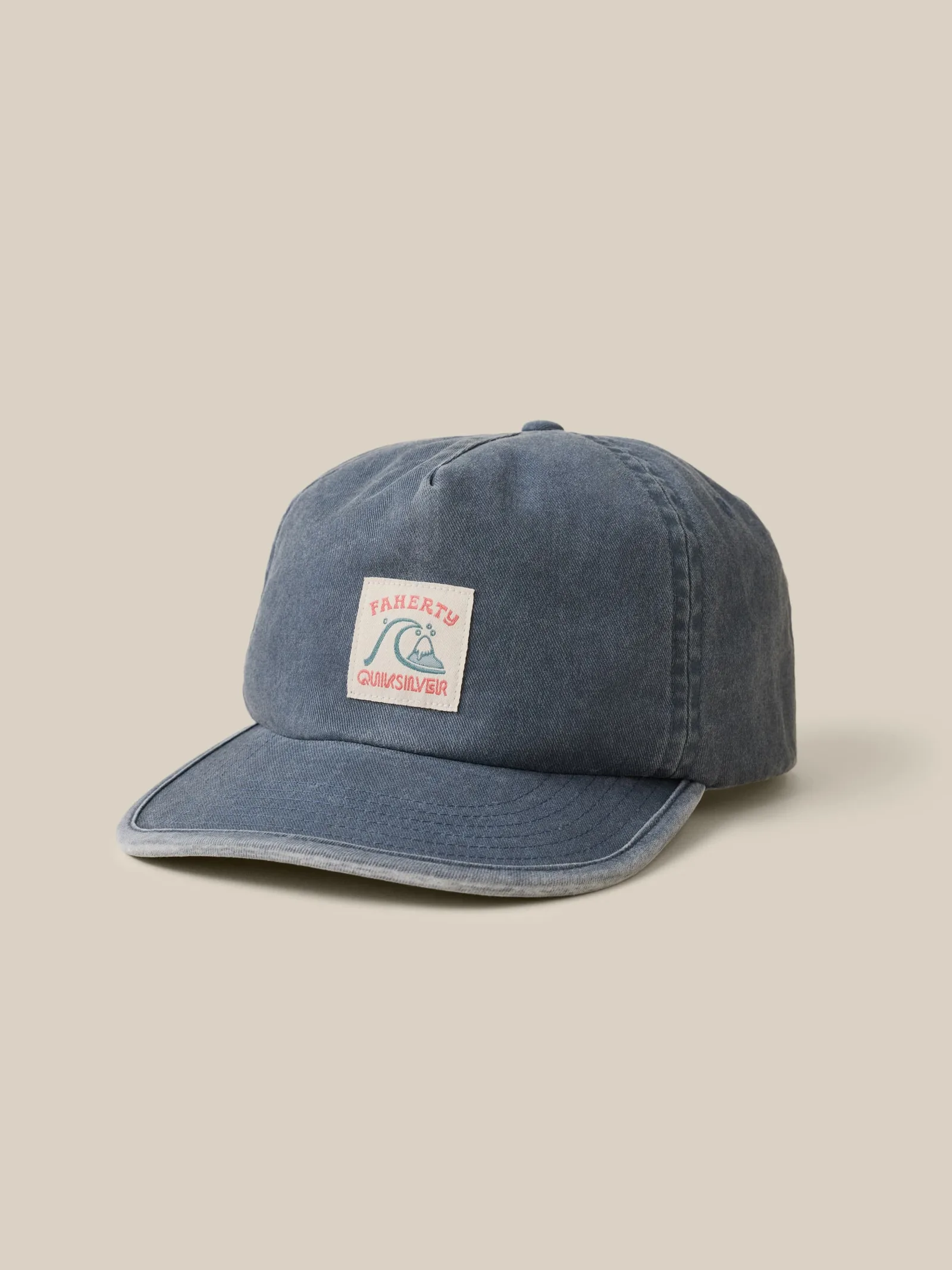 FAHERTY X QUIKSILVER MARBLE WASH HAT – ABYSS NAVY
