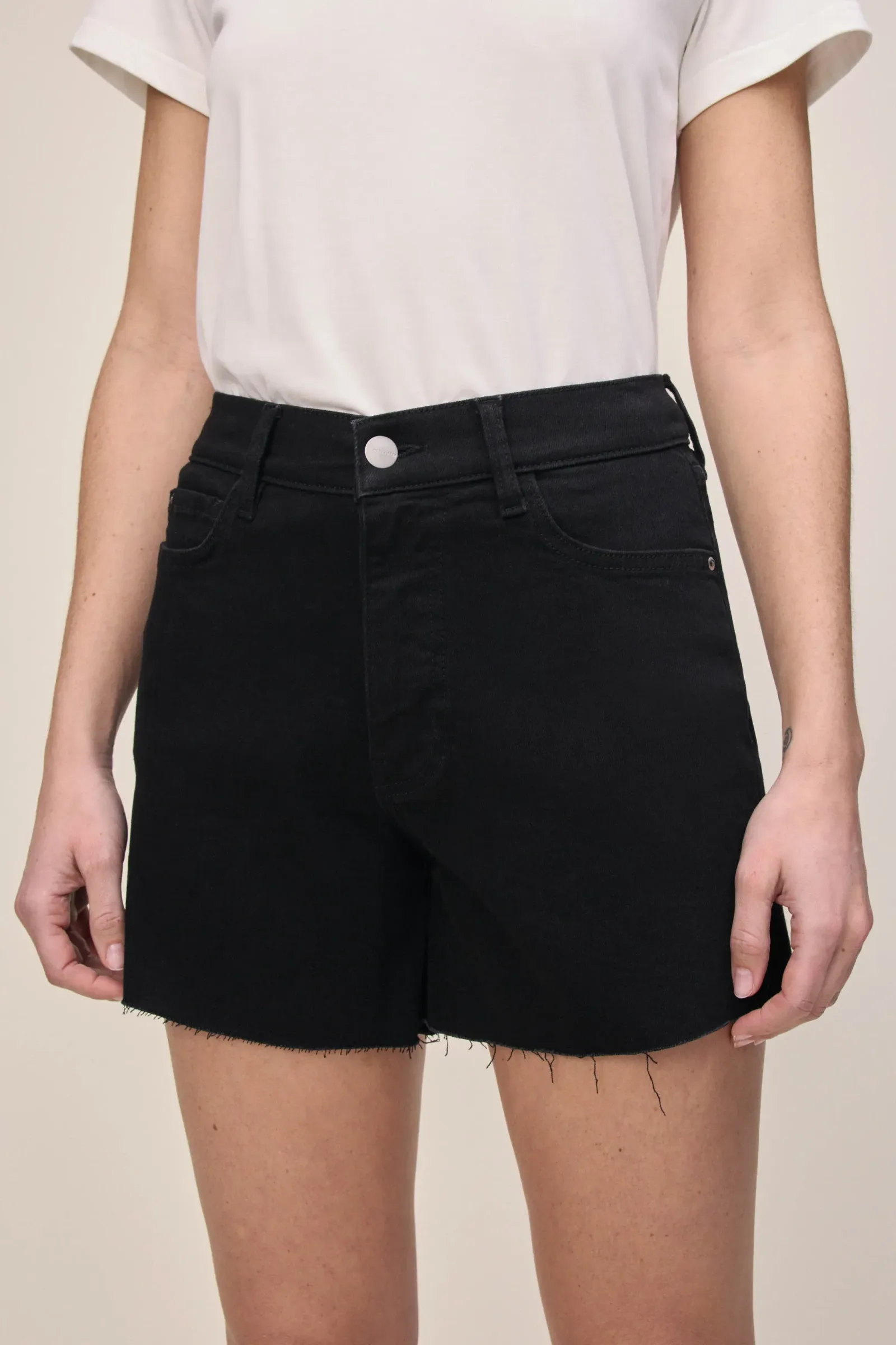 Vvi – Relaxed Jean Short – Jet Black