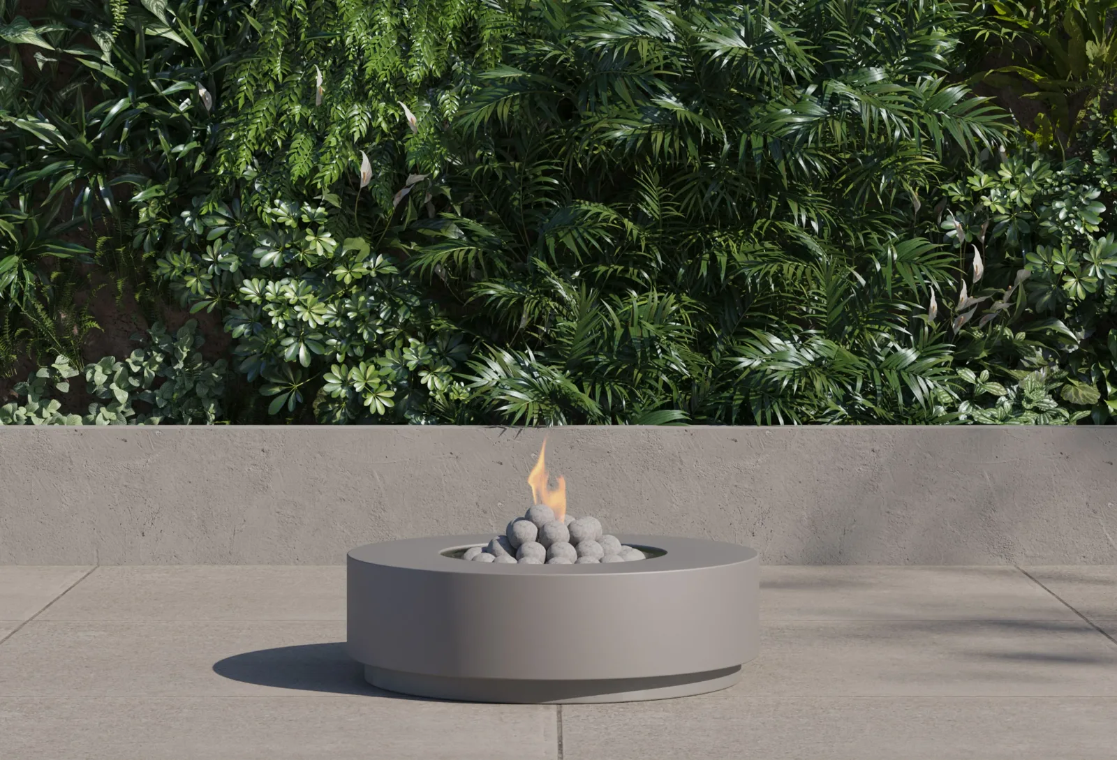 Concrete Fire Pit Table – Round