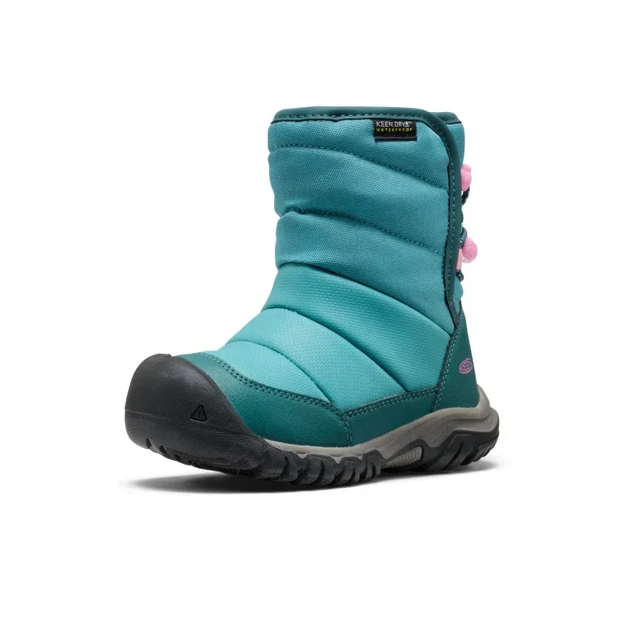 Little Kids' Puffrider Waterproof Winter Boot – Brittany Blue/Cashmere Rose