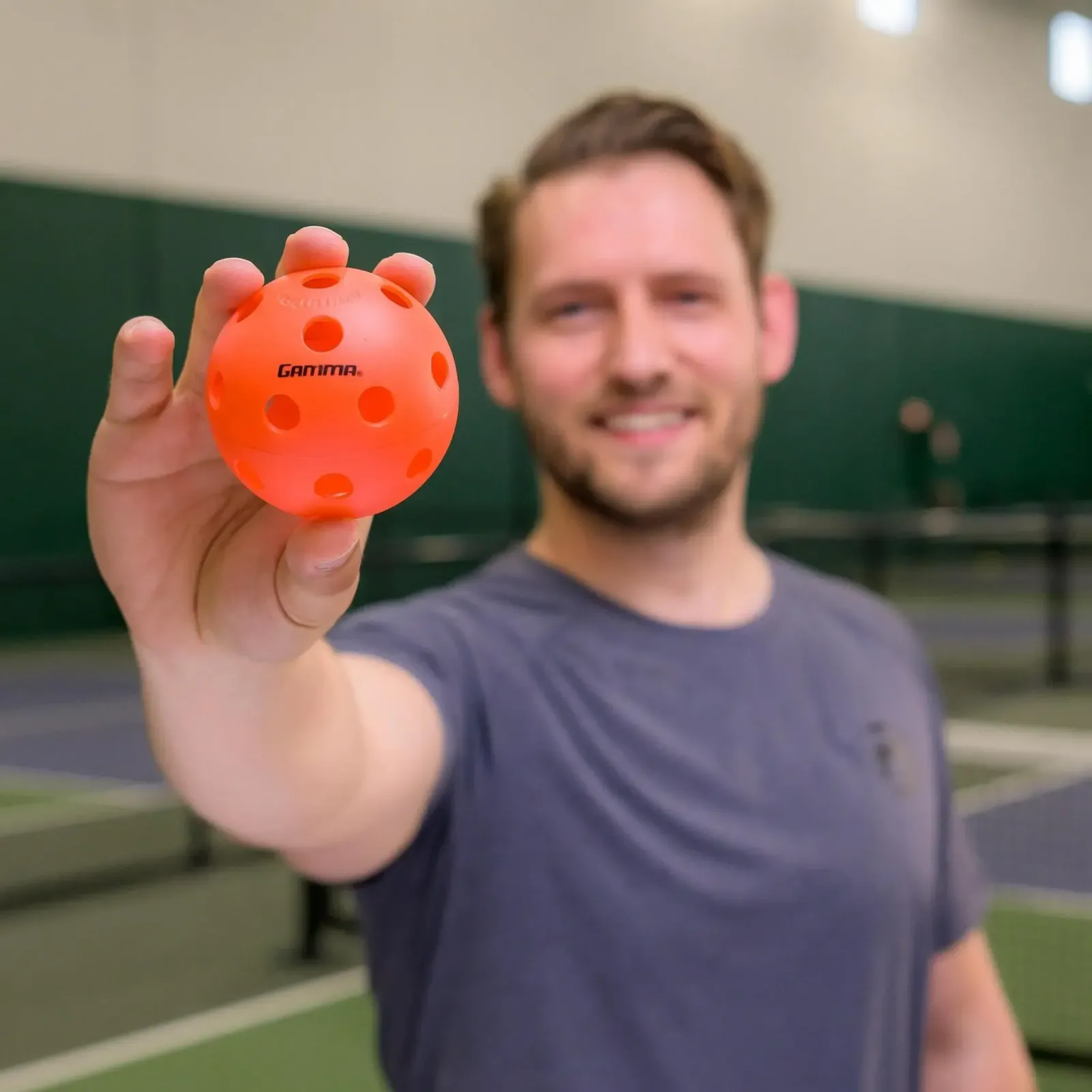 GAMMA PHOTON Indoor Pickleball Red 60 Pack