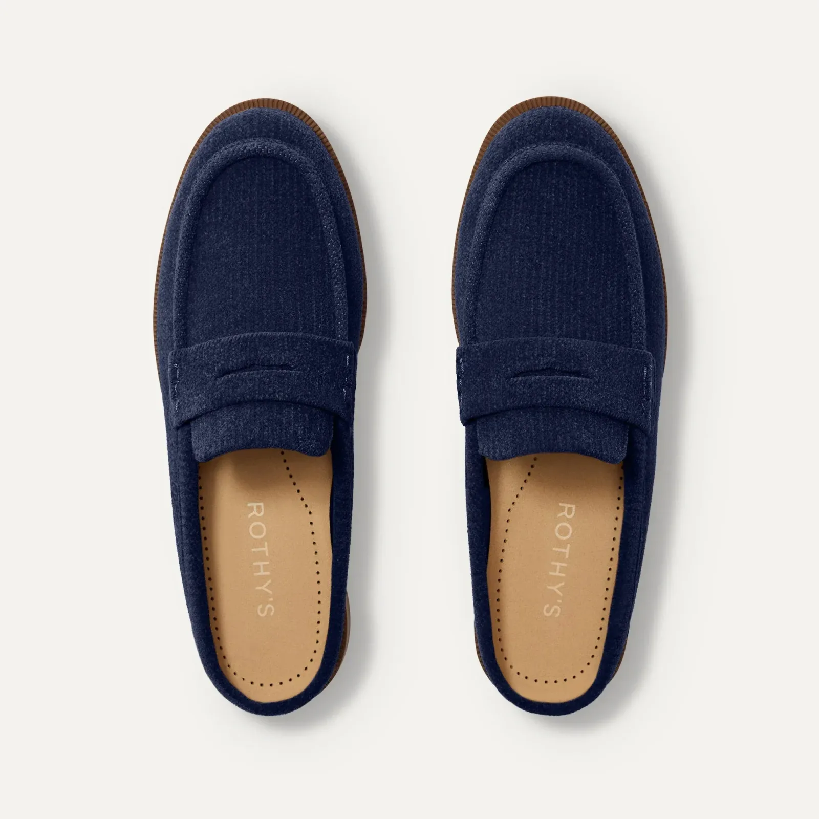 The Penny Loafer Mule – ReVelvet™ Navy