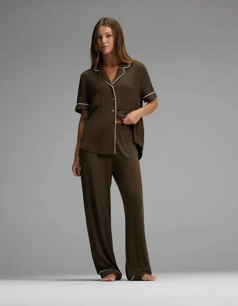 Women's Bamboo Rib-Knit Classic Pajama Pant