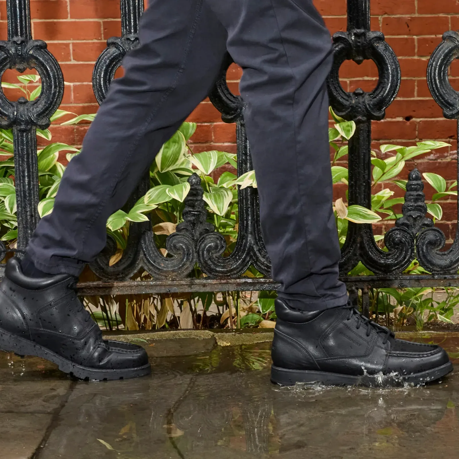 Men's Umber Waterproof Casual Moc Toe Trail Boots