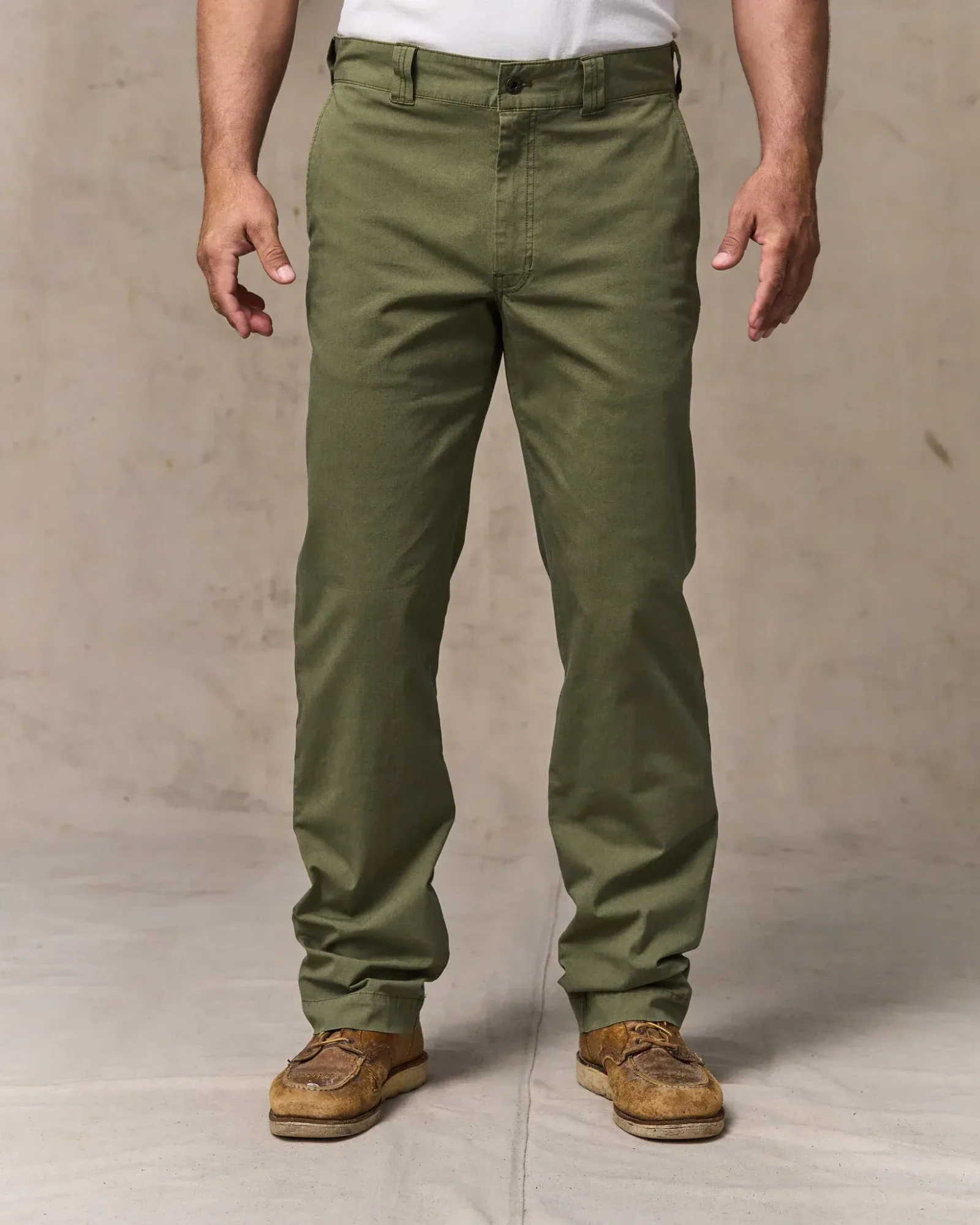 Granite Mountain Flat Front Pants – Burnt Olive
