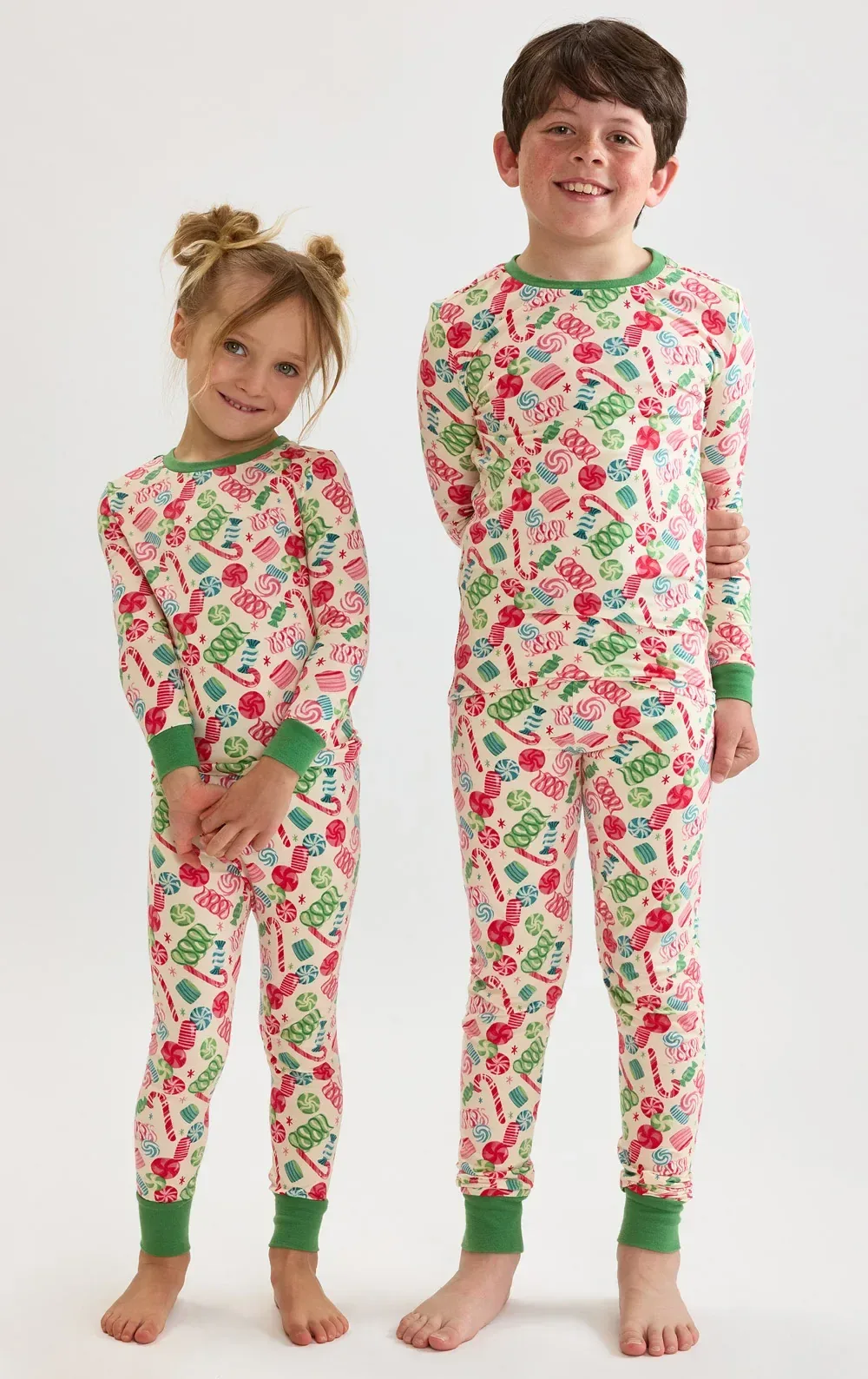Ribbon Candy Unisex Kids Pajamas