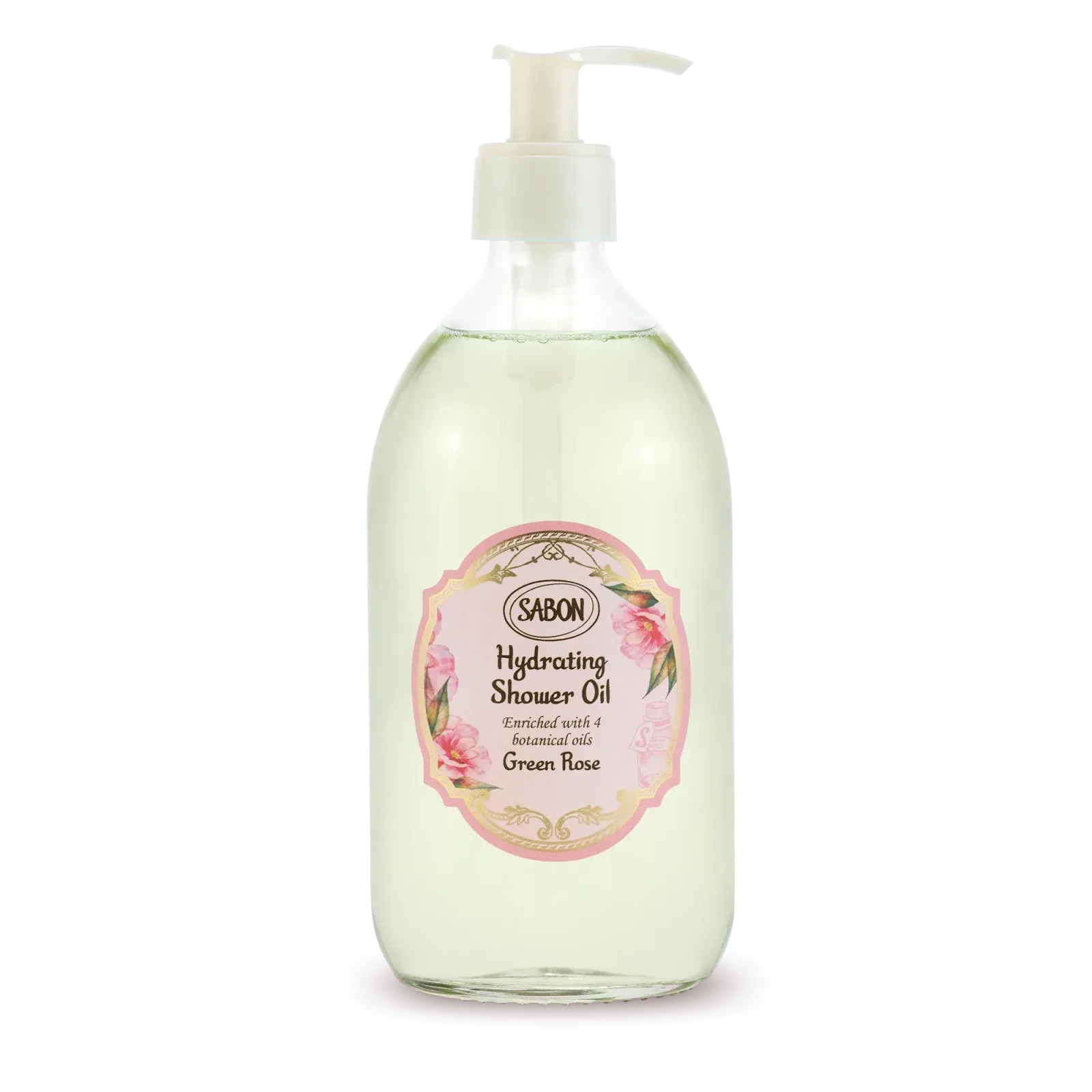 Hydrating Shower Oil 500ml Green Rose