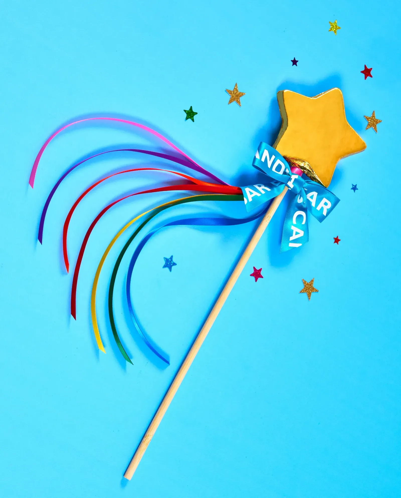 Solid Milk Chocolate Shooting Star Wand