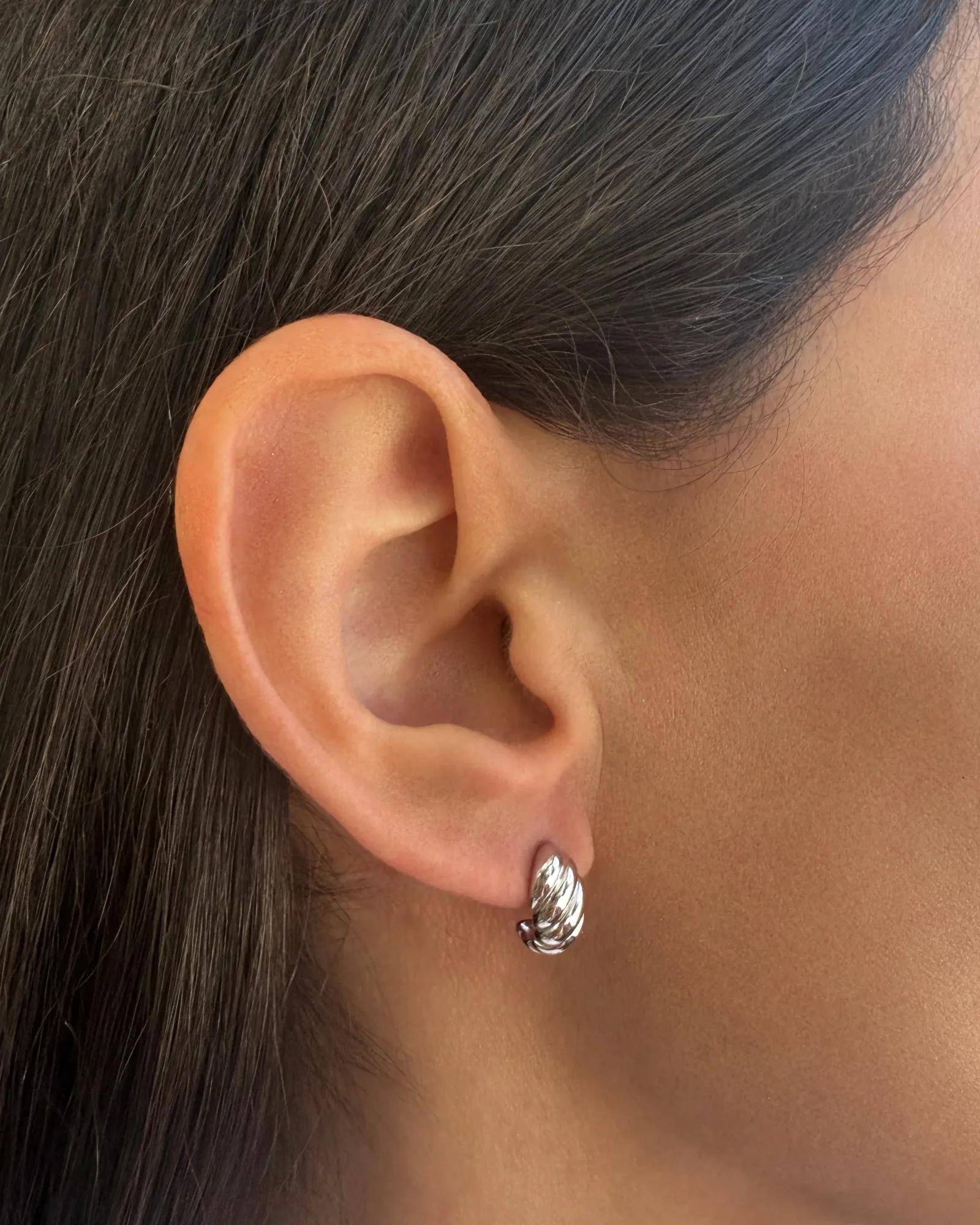 Mini Croissant Studs
