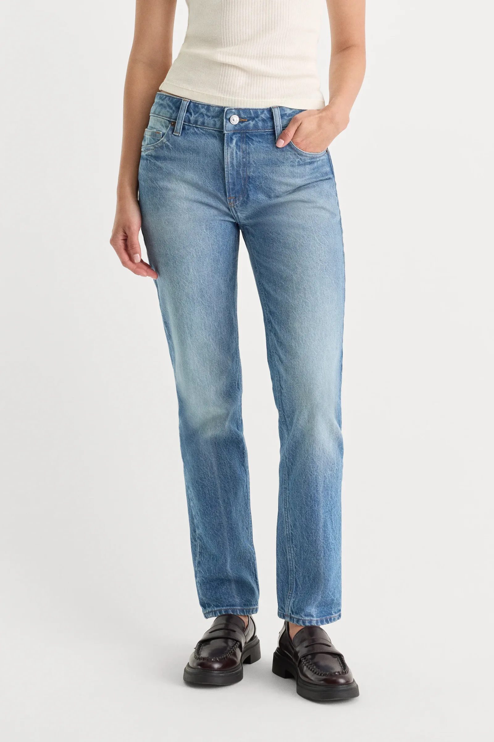 Vintage Cigarette Jeans – Elowen