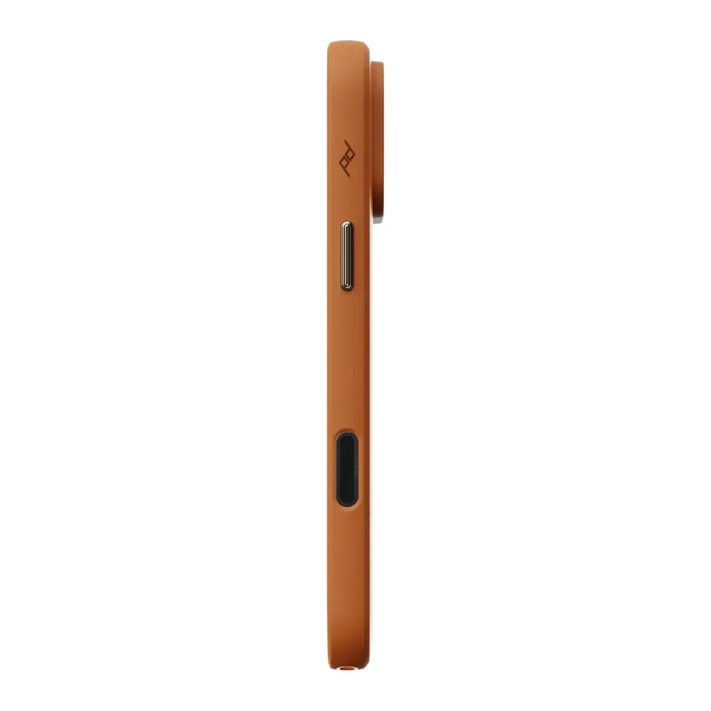 SlimLink Case – iPhone 18 Pro Max – Amber Leather