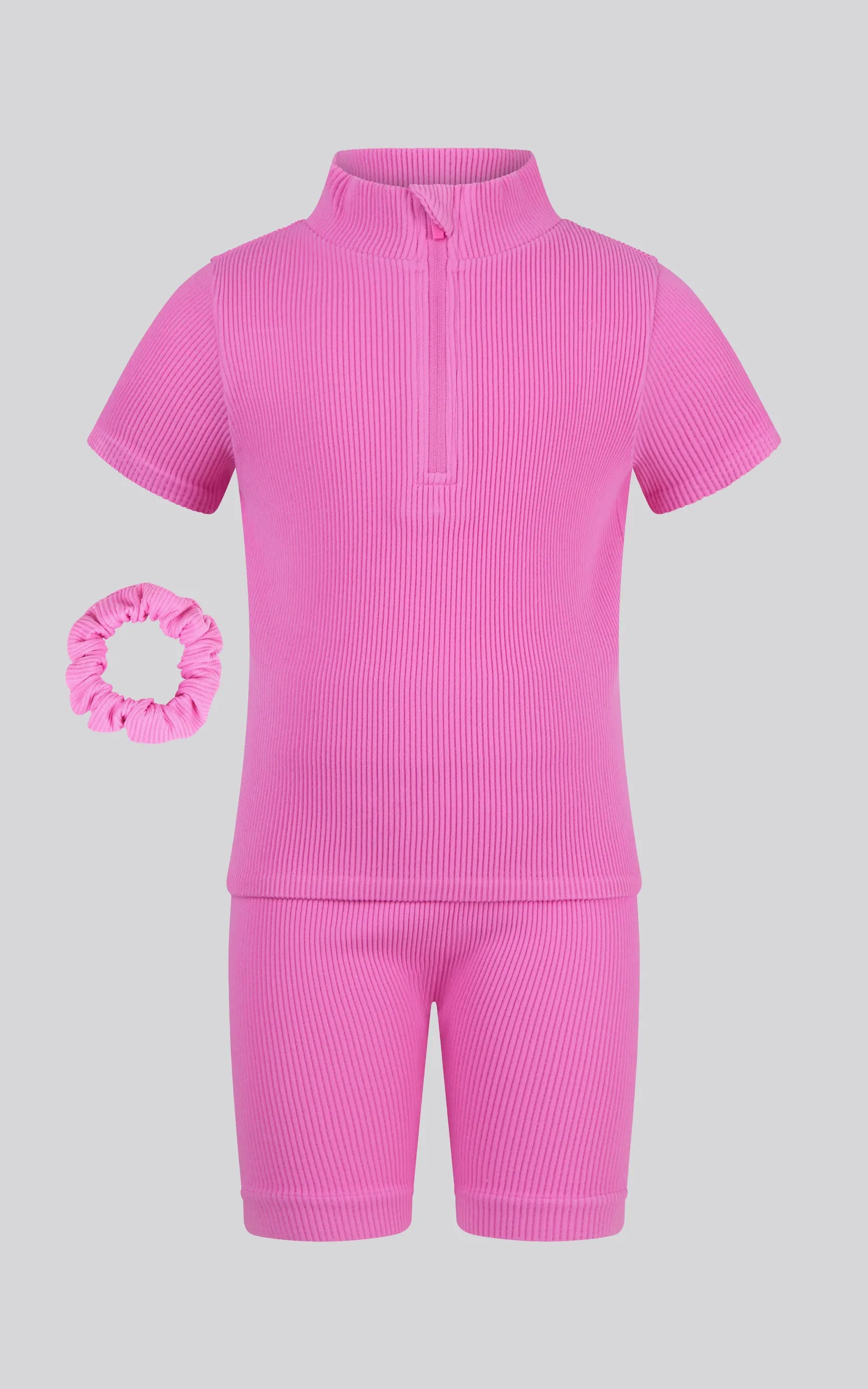 Toddler Girls Rib Seamless Top & Short Set