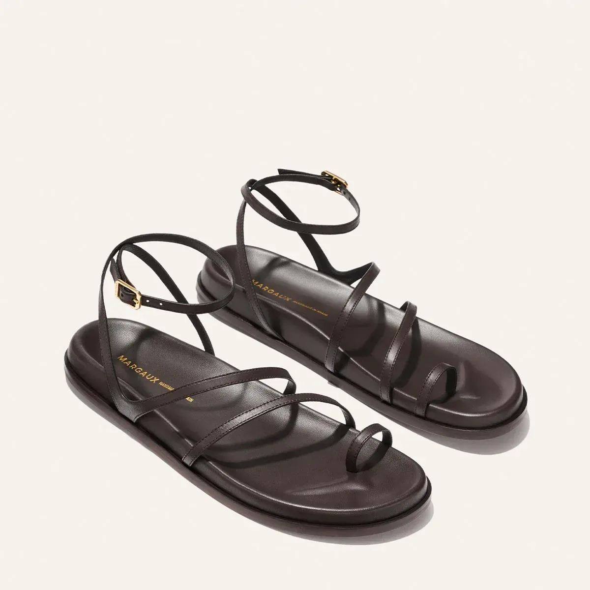 The Vesta Sandal – Espresso Nappa
