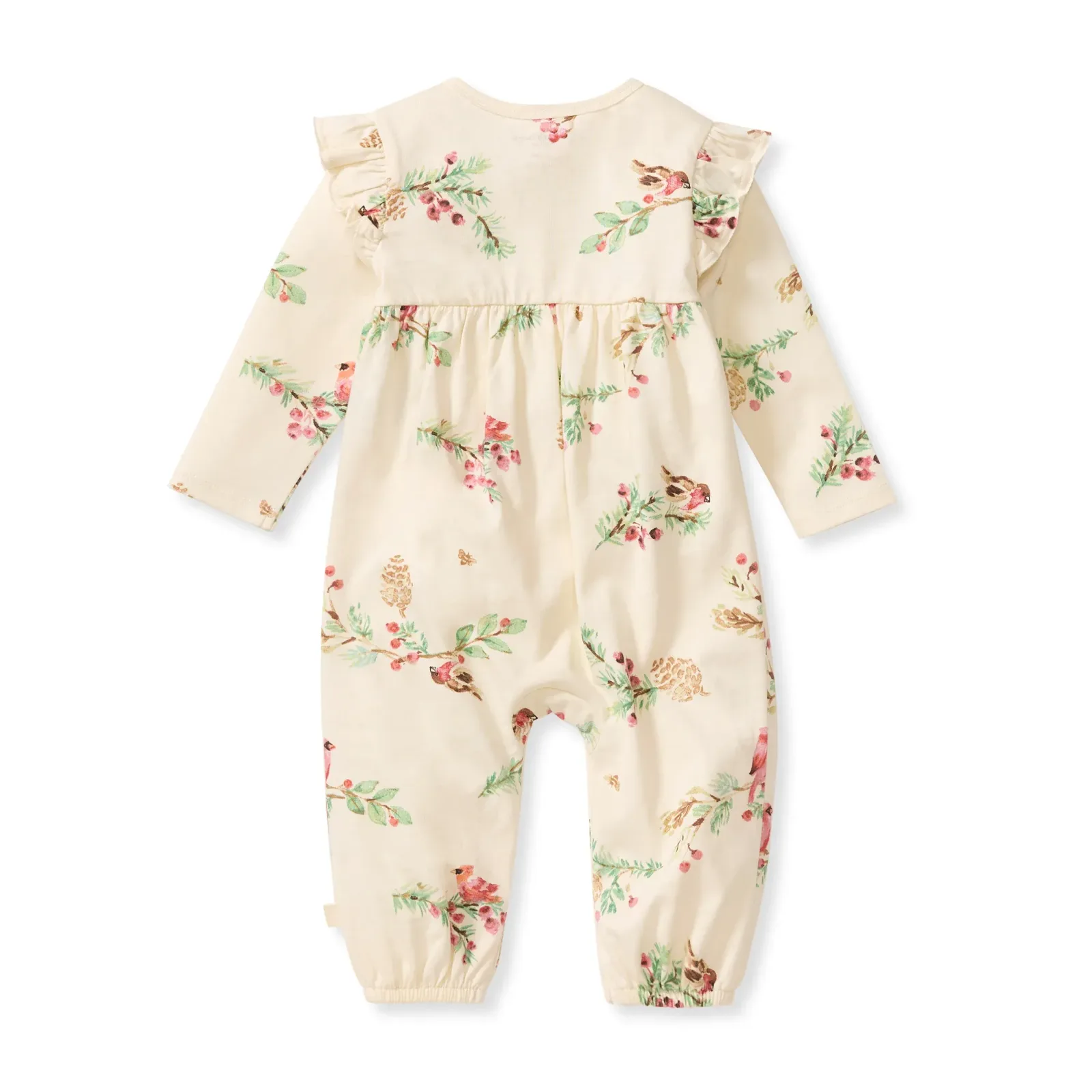 Winter Birds Girls Jumpsuit