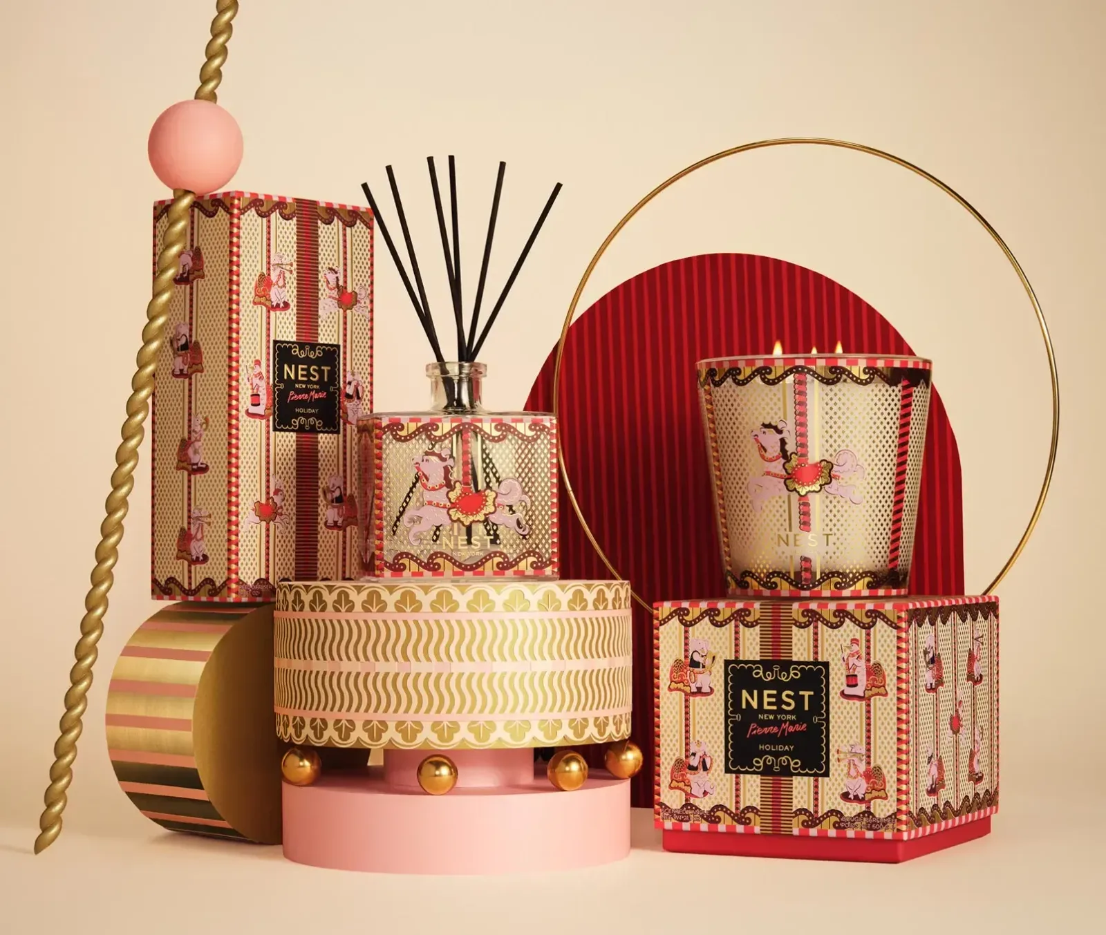 Bloomingdales NEST NEW YORK x Pierre Marie Holiday Decorative Reed Diffuser