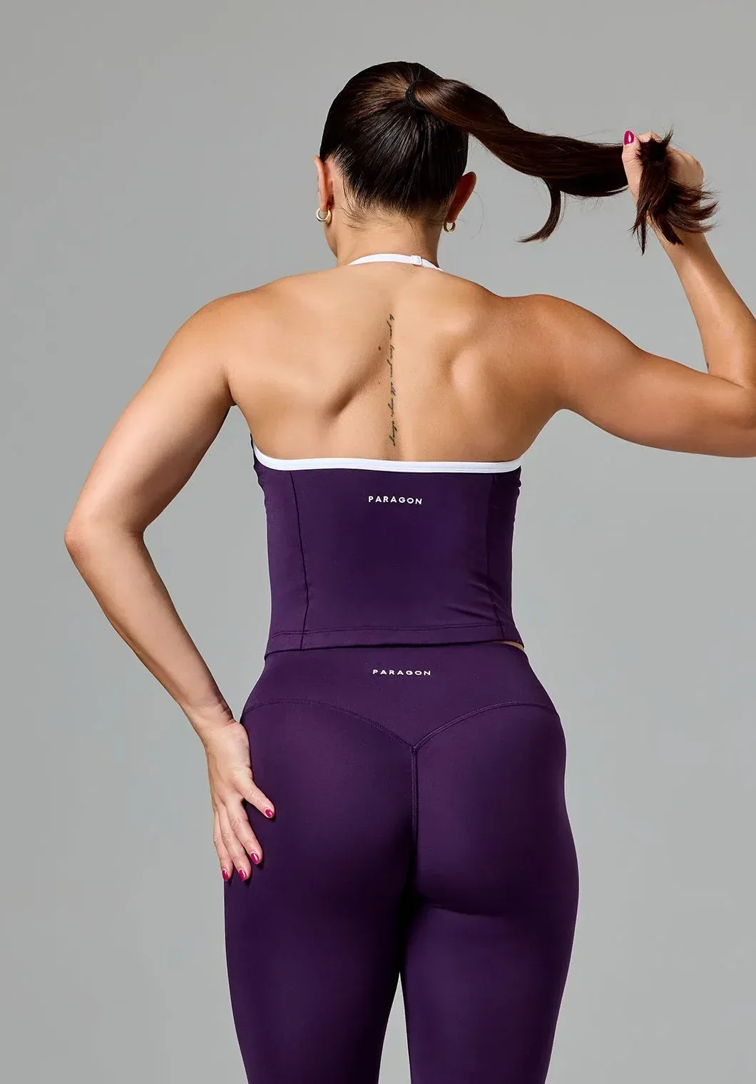 Reluna™ SmoothHold™ Contrast Halter Top Jasmine
