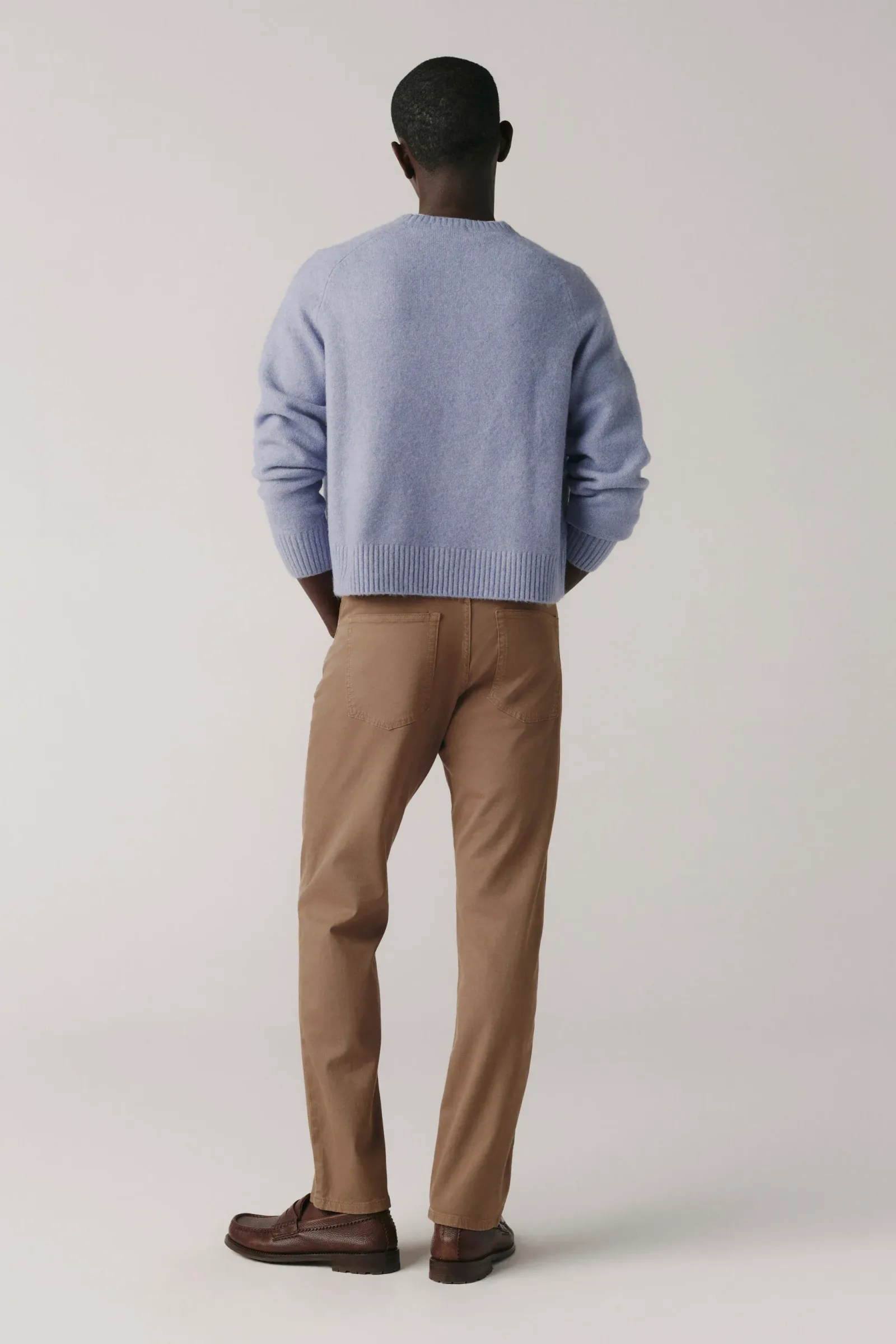Ord – Twill Straight Pants – Teak
