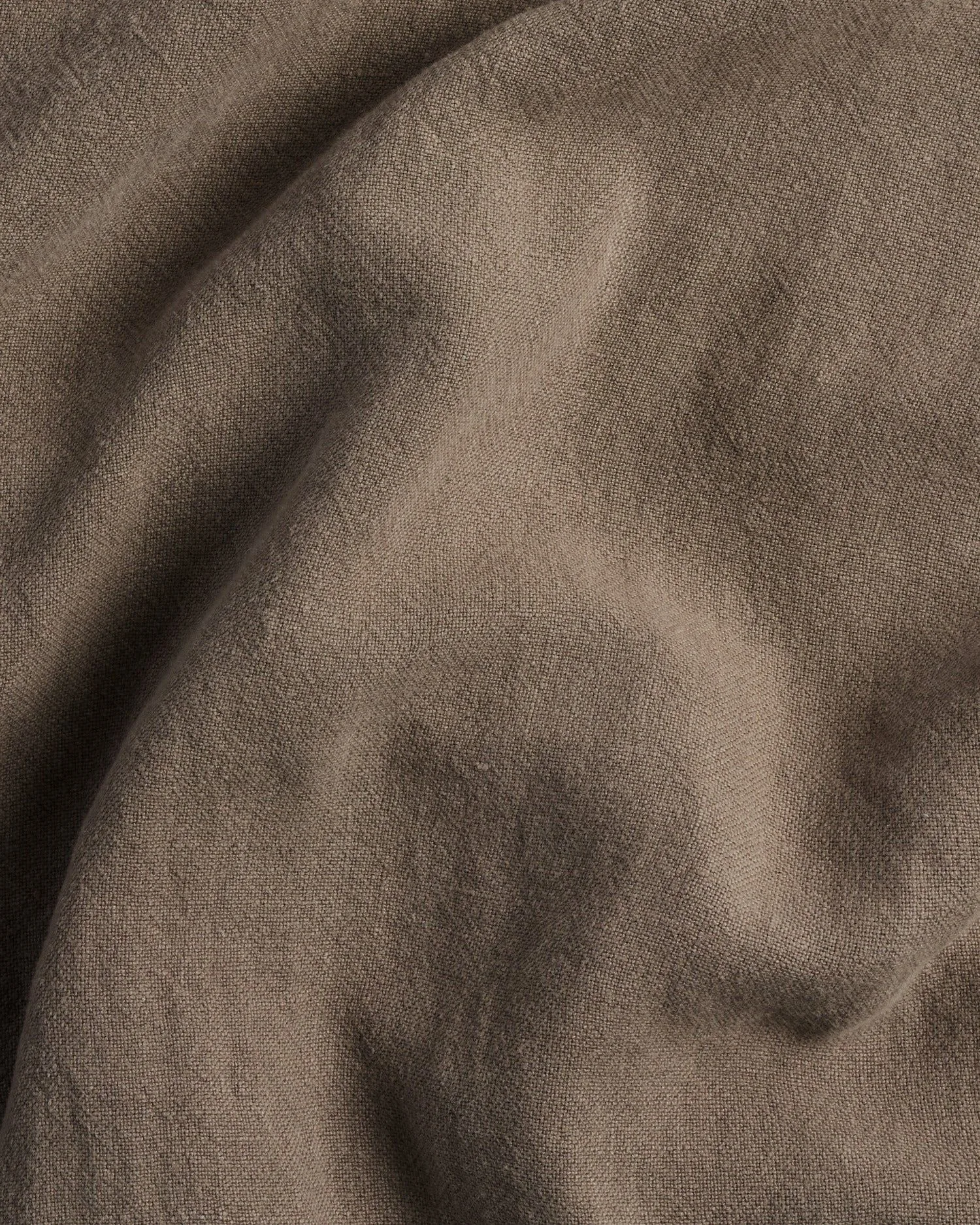 Vintage Linen Body Pillow Cover (Warm Grey)