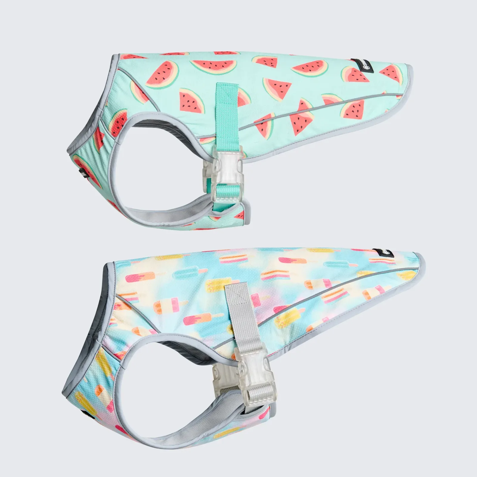 Dog Cooling Vest (2-pack) – Popsicles & Watermelon