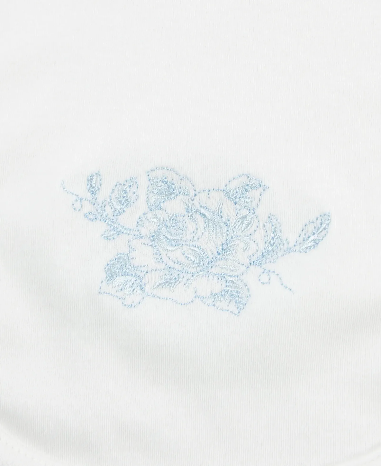 Blue Roses Bib & Burp Set