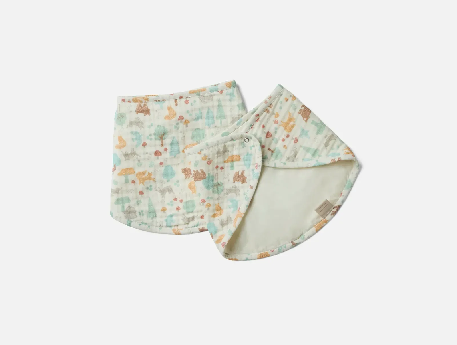 Organic Muslin Burp Cloth, Set of 2