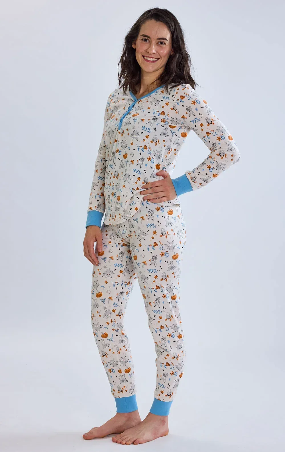 It’s Freaking Bats Henley Jogger Pajamas