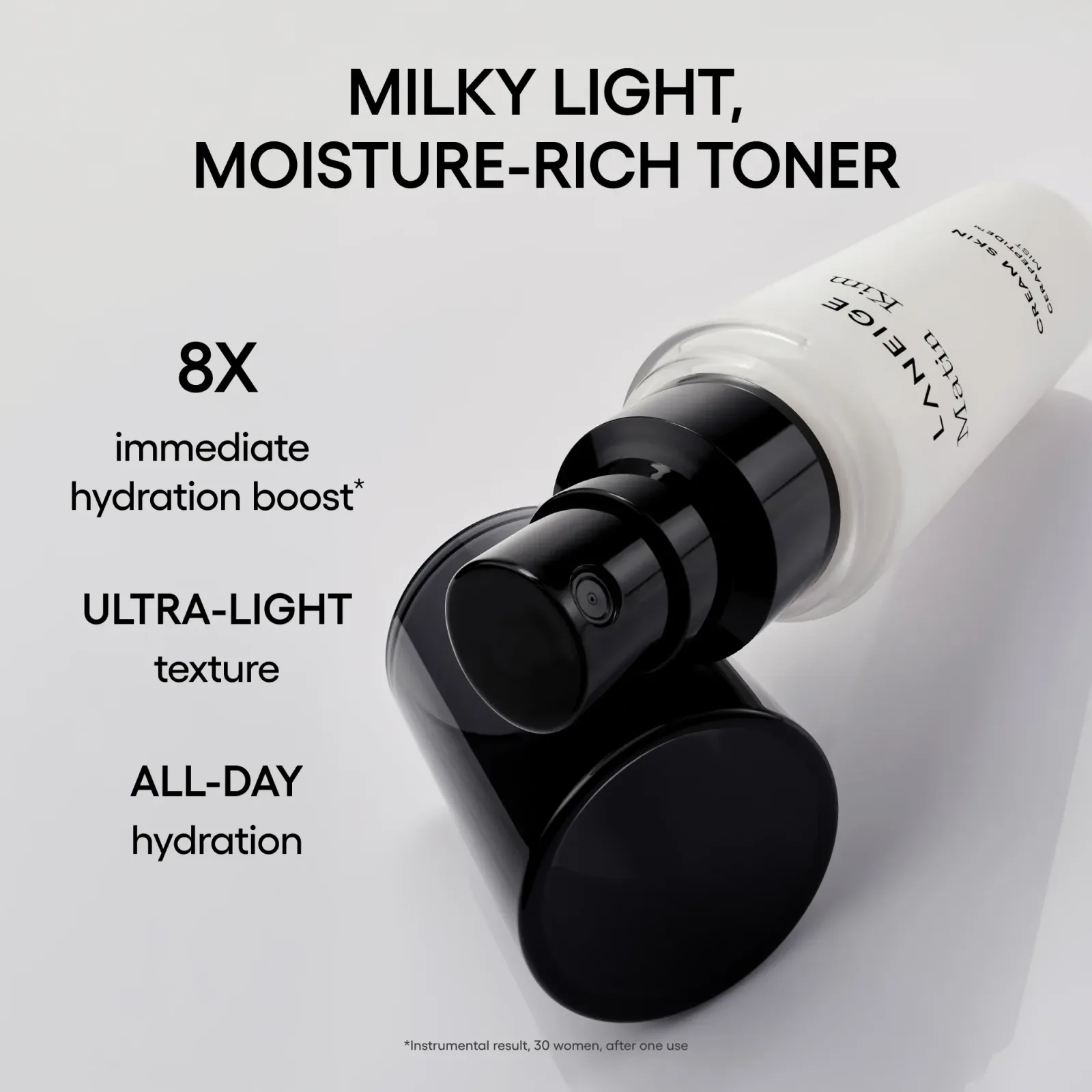 Cream Skin Milky Toner with Ceramides & Peptides for Nourishing Hydration