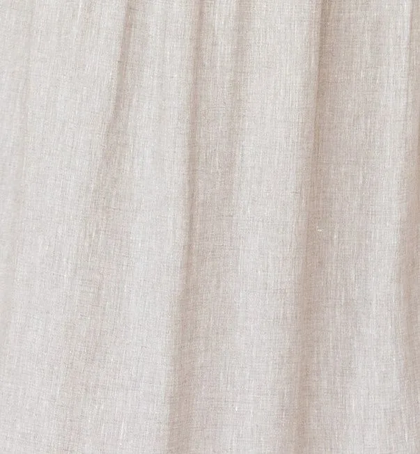 Natural melange medium weight linen fabric (180 g/m2)