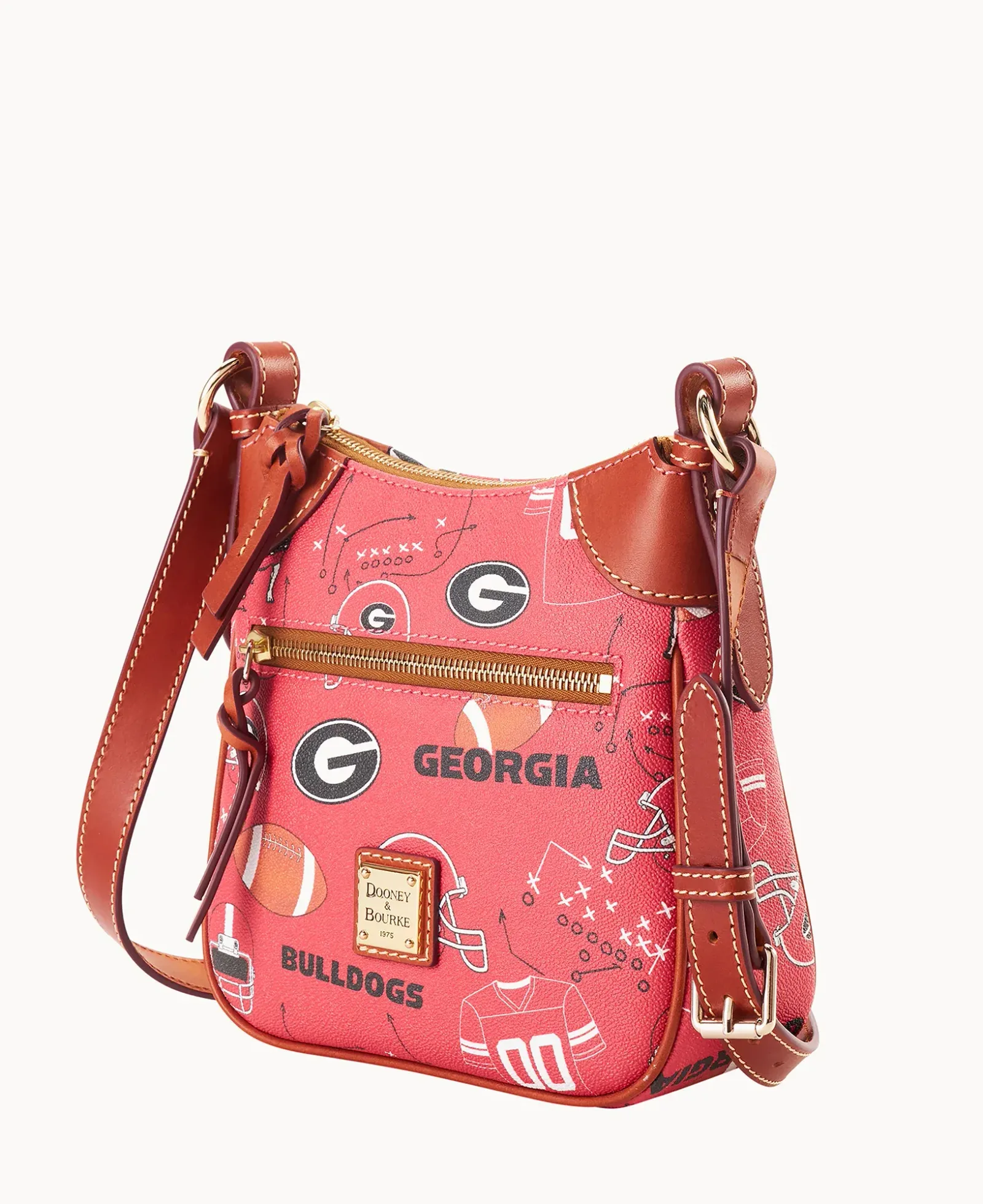 Collegiate University of Georgia Front Zip Crossbody