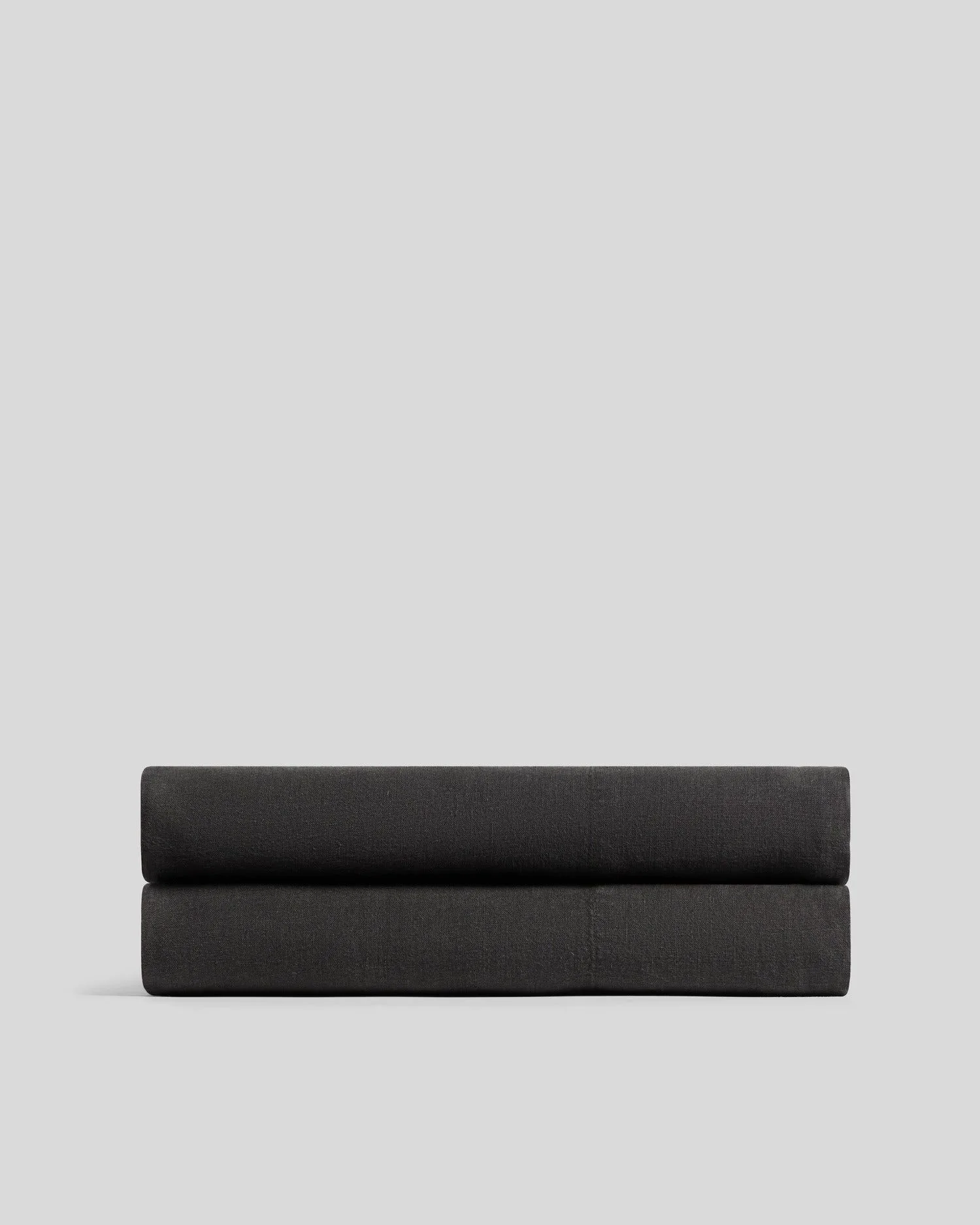 Linen Fitted Sheet (Onyx)